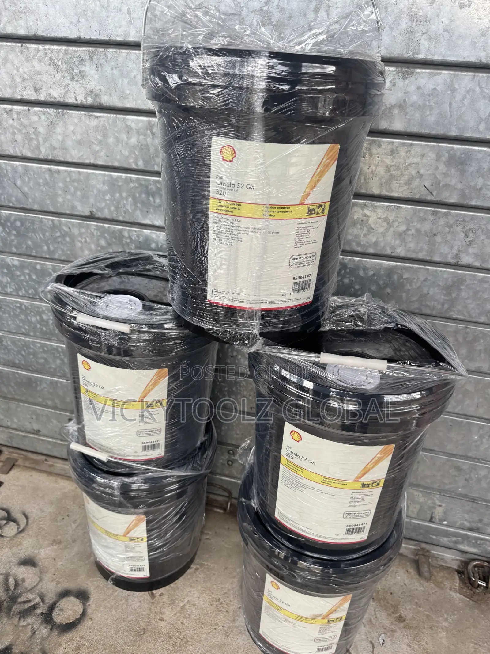 Shell Omala S2 GX 320 Industrial Gear Oil 20liters