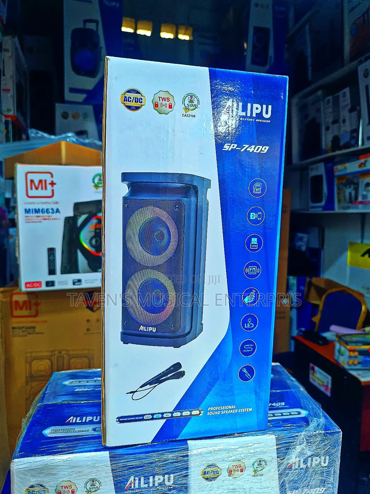Ailipu SP-7409 Portable Rechargeable Bluetooth Speaker