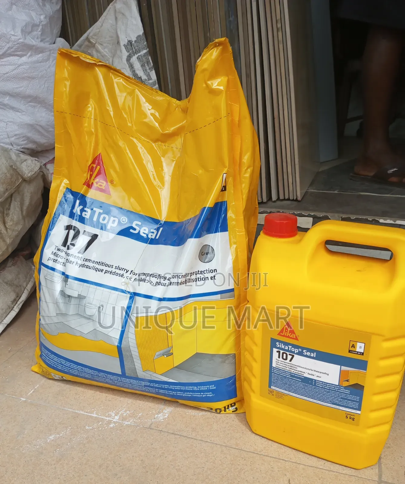 SikaTopSeal 107 Two-Component Waterproofing Agent and Damp Protection