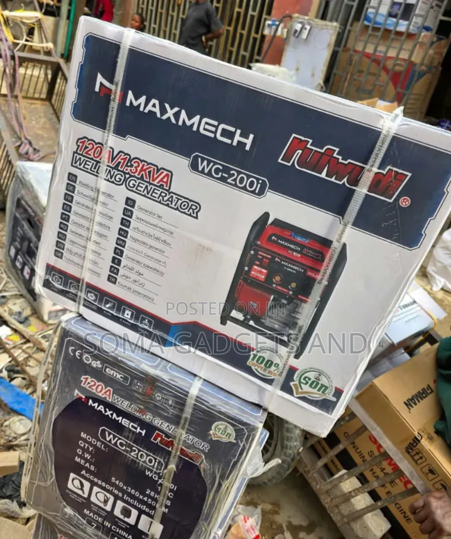Maxmech Welding Machine Inverter Petrol Gen WG-200I
