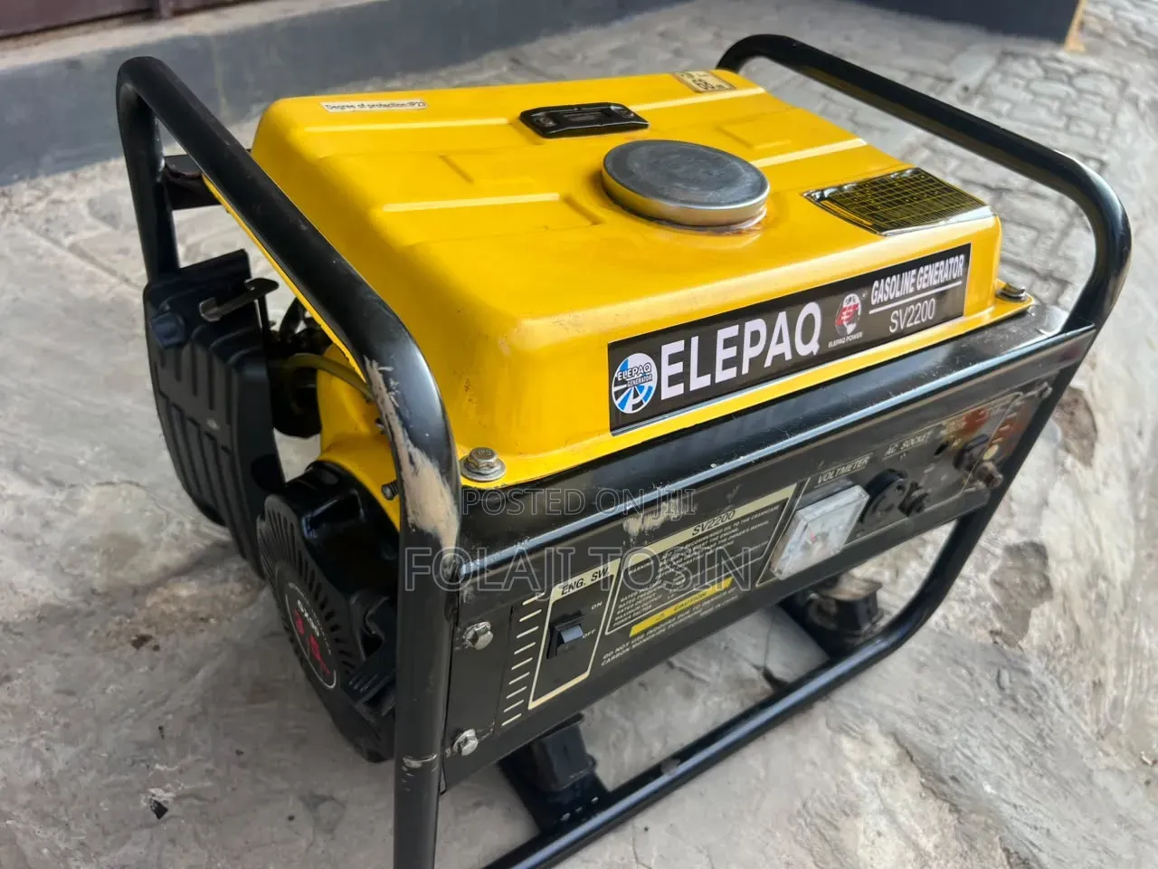 Elepaq Medium Size Generator 1.8kva