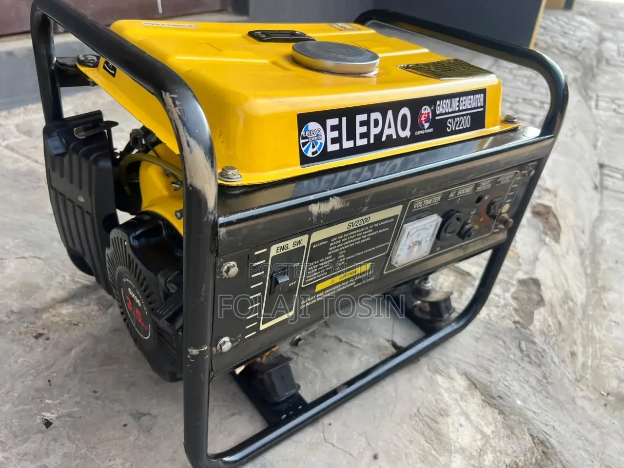 Elepaq Medium Size Generator 1.8kva