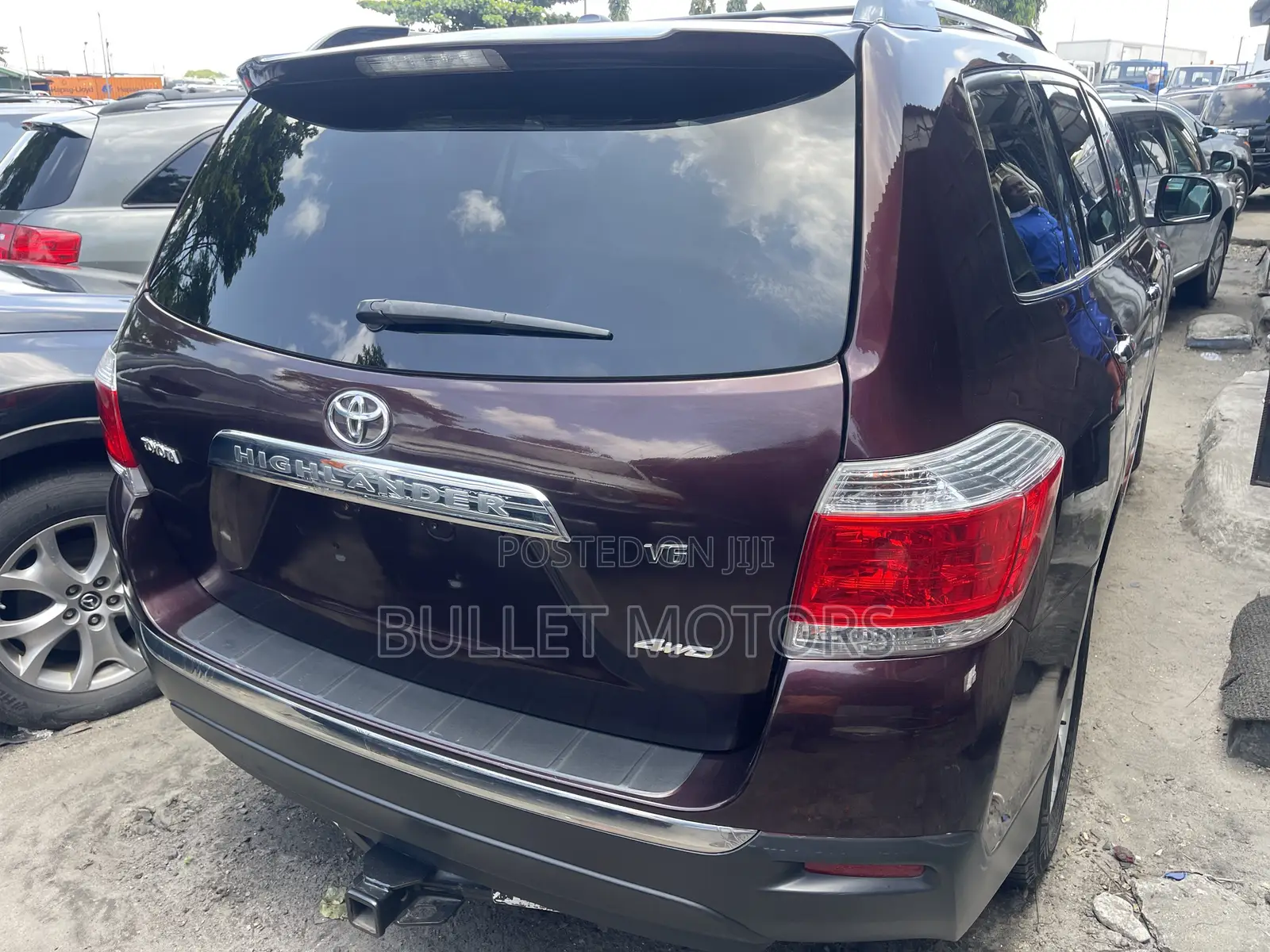 Toyota Highlander Limited 3.5l 4WD 2013 Red