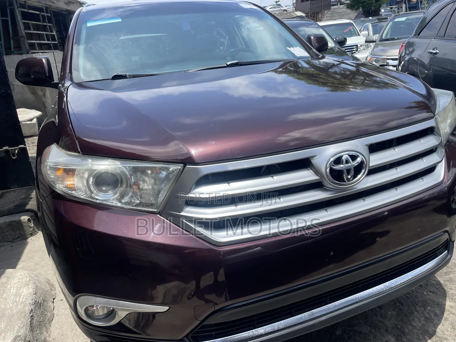 Toyota Highlander Limited 3.5l 4WD 2013 Red