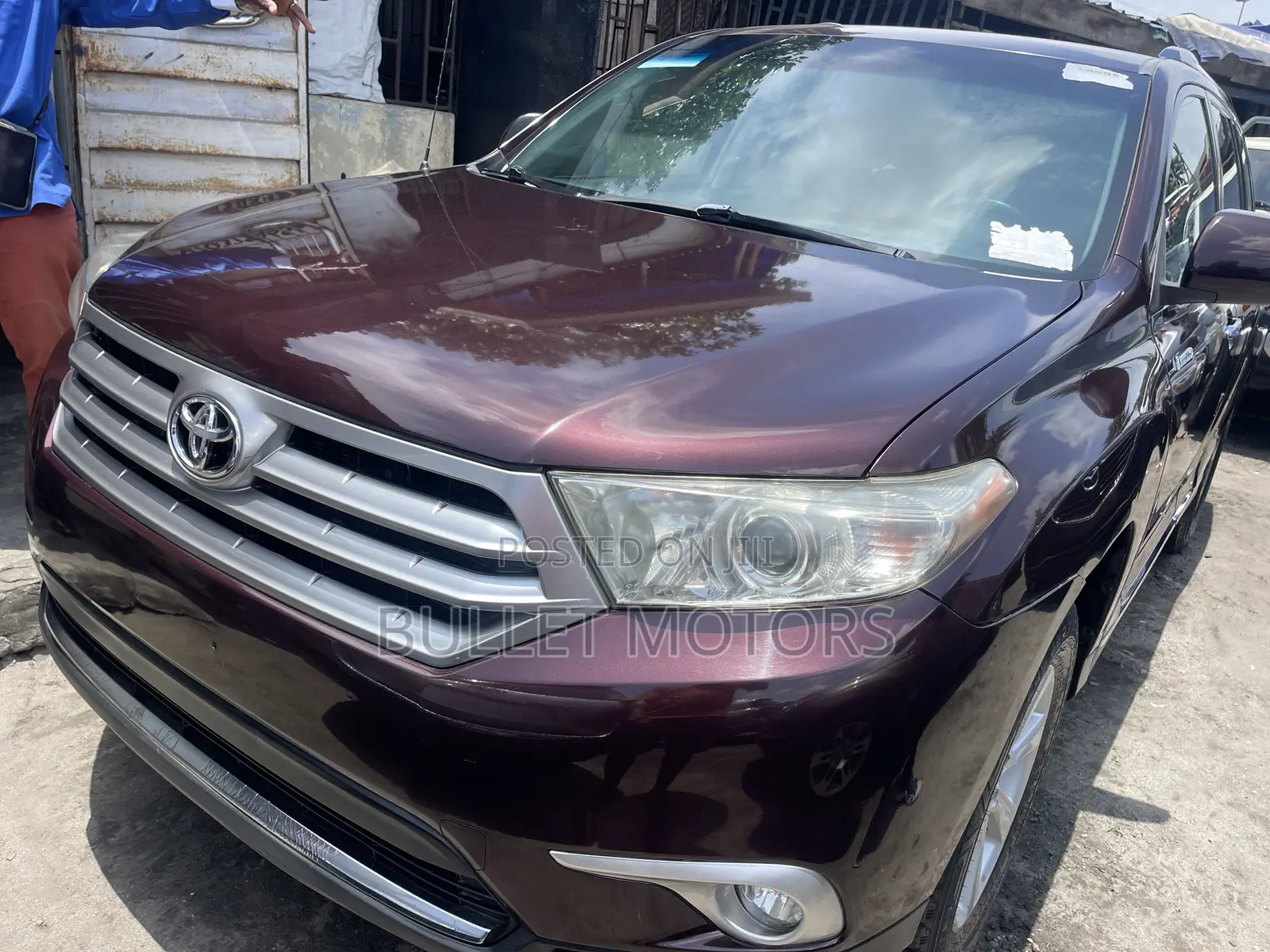Toyota Highlander Limited 3.5l 4WD 2013 Red
