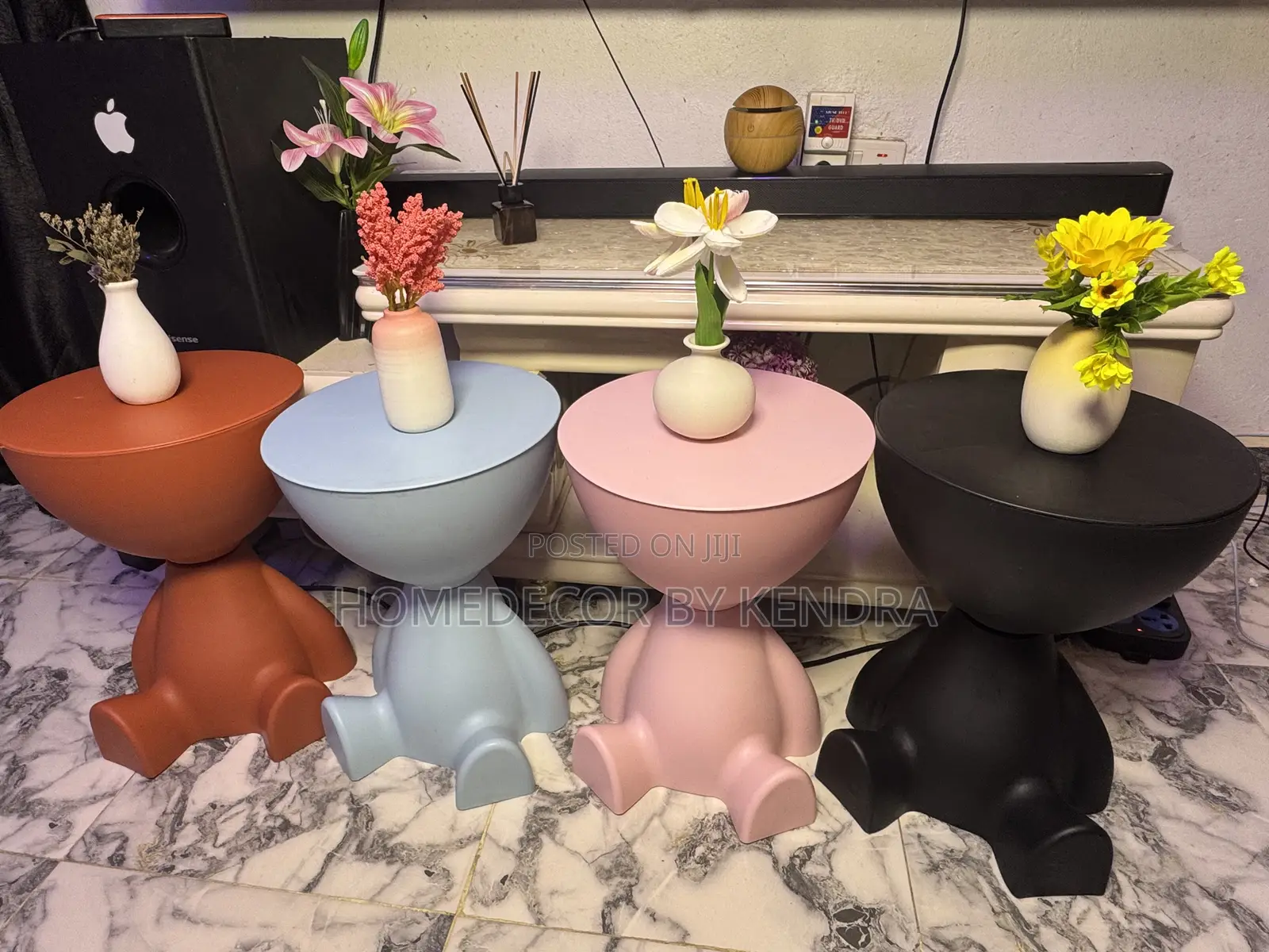 Unique Fancy Baby Side Stool Table