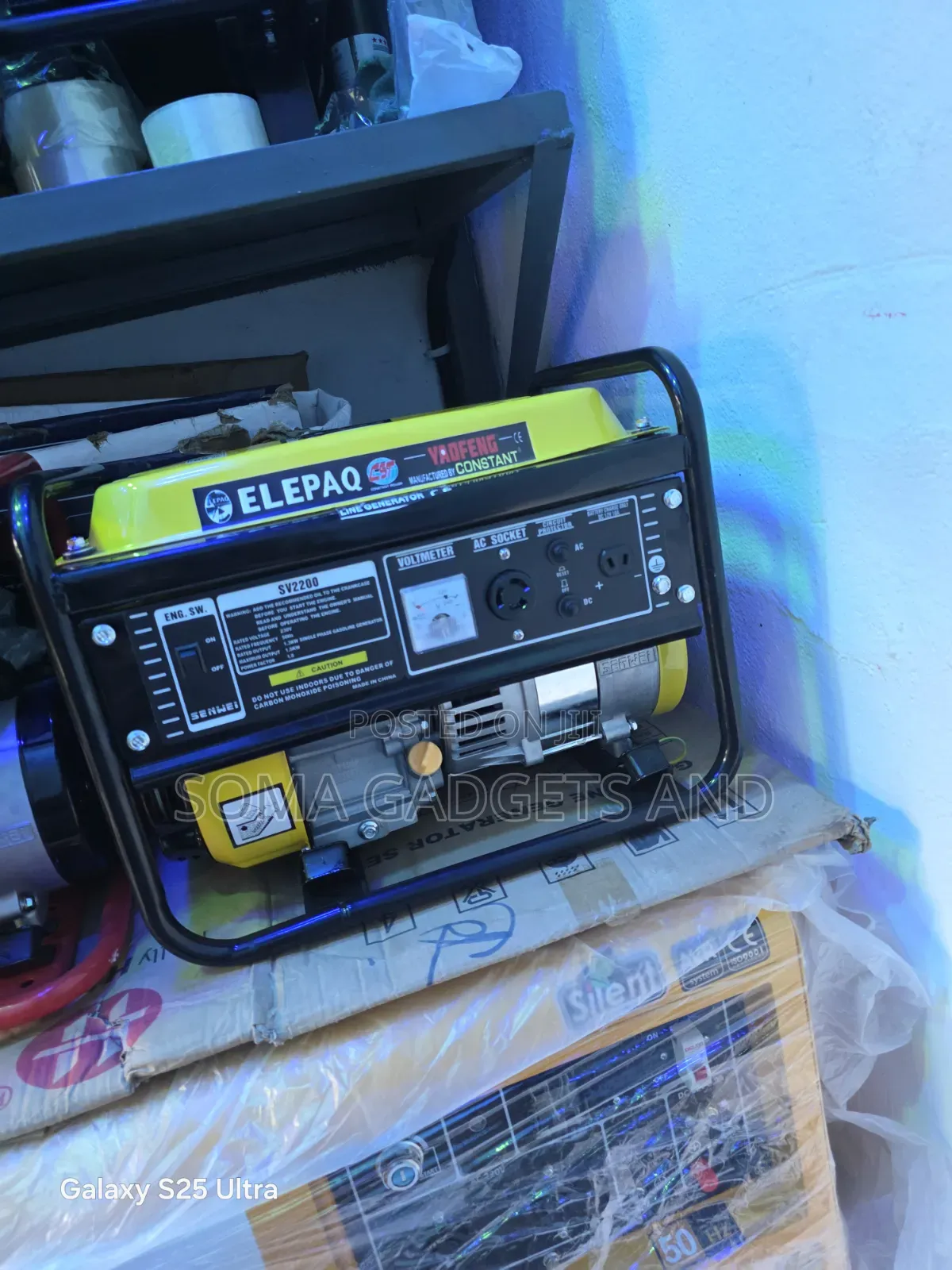 Elepaq Constant Petrol Generator Sv2200 1.5kva 100%copper Coil