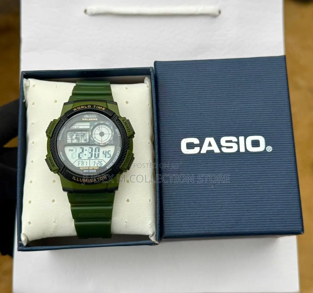 CASIO World Time Digital and Analog Watch ⌚