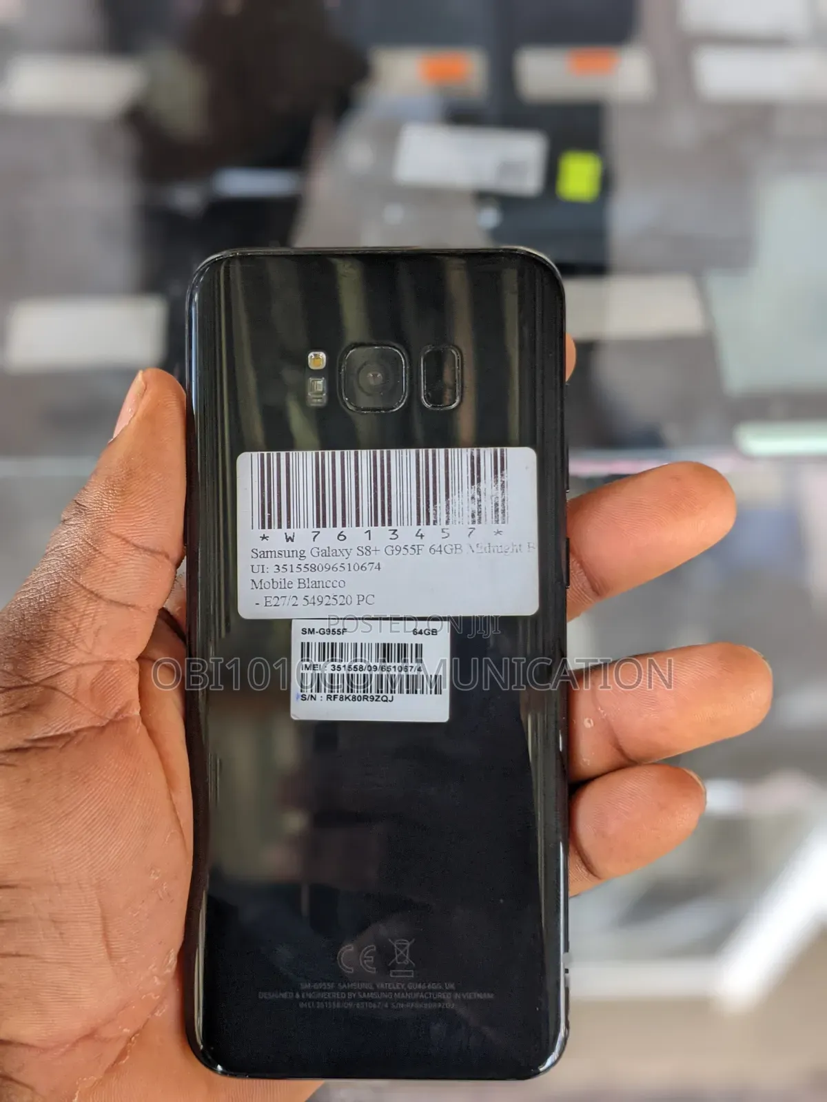 Samsung Galaxy S8 Plus 64 GB Black