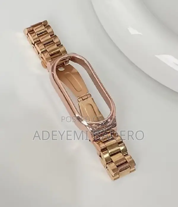 Luxury Stainless Steel Metal Strap for Xiaomi Mi Band 3