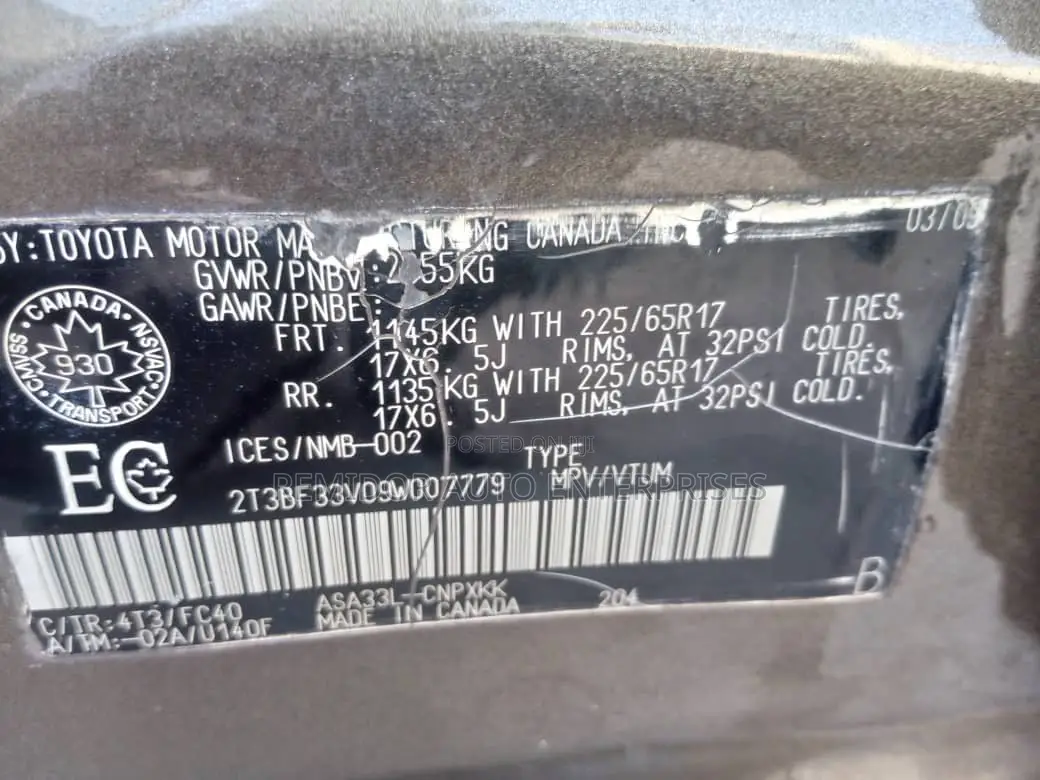 Toyota RAV4 2010 Gold