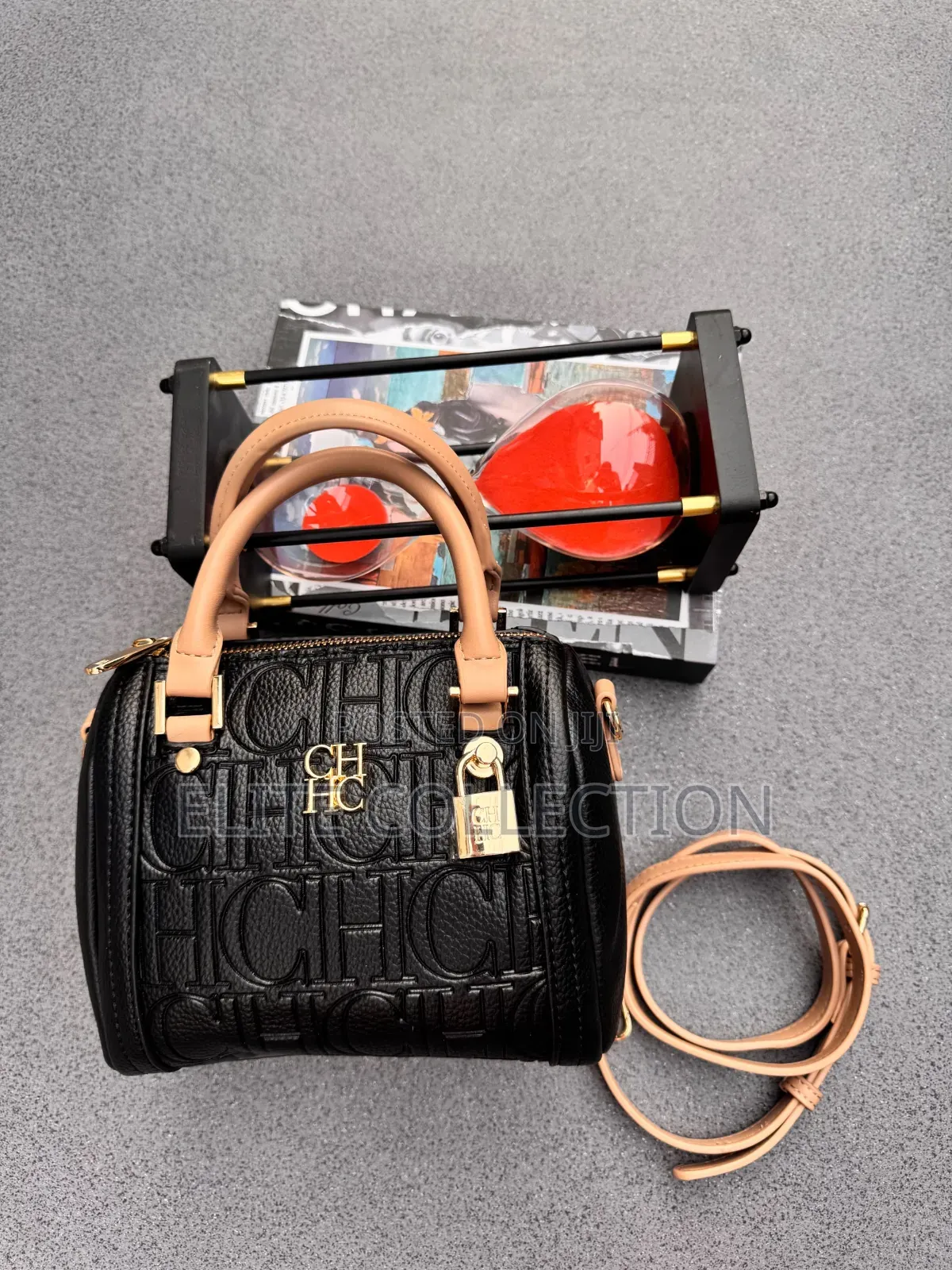 Carolina Herrera Pillow Brown, Burgundy, Black, Chocolate & Nude