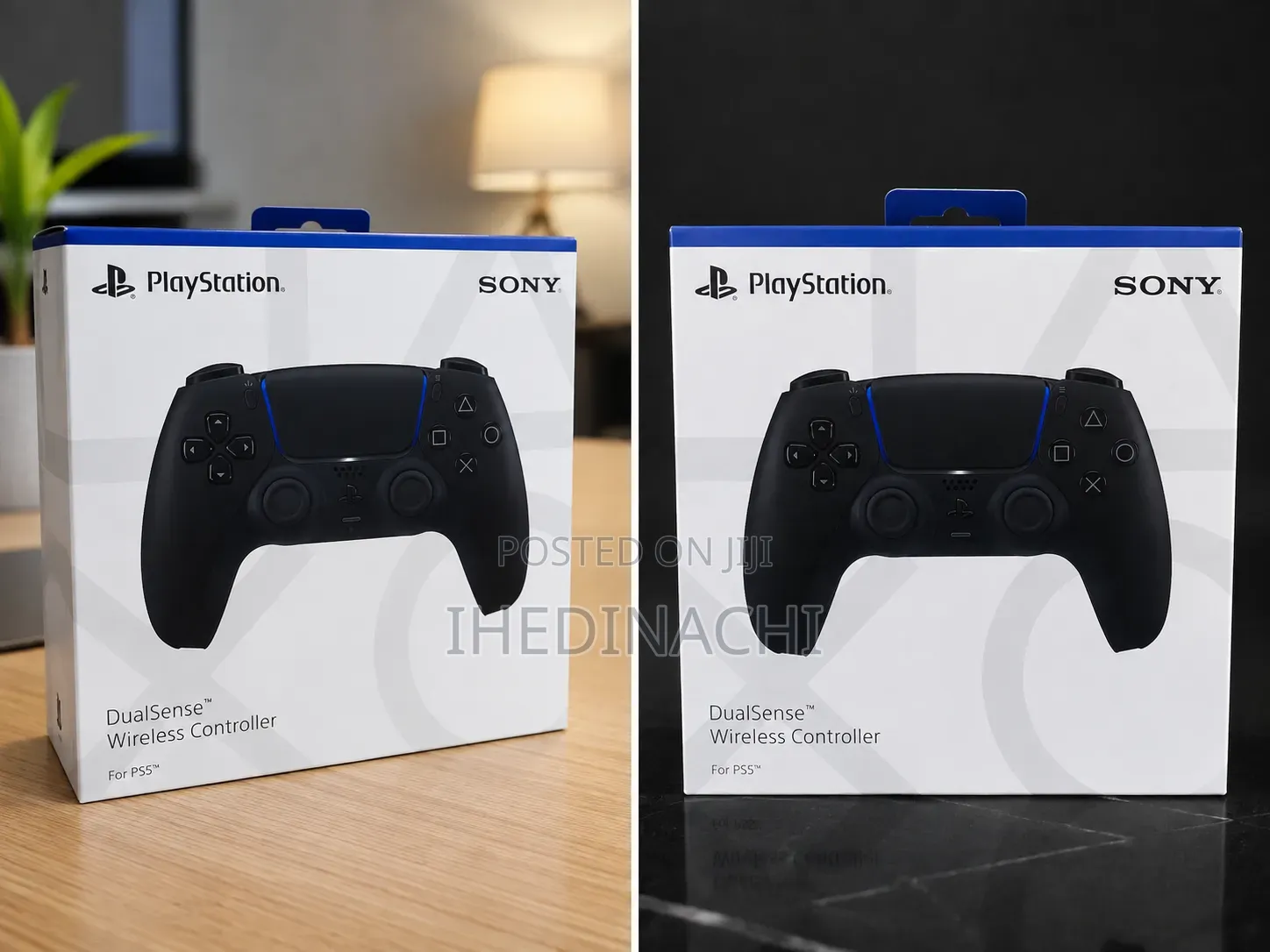 Black Sony PS5 DualSense Wireless Controller – Original PS5 Gamepad