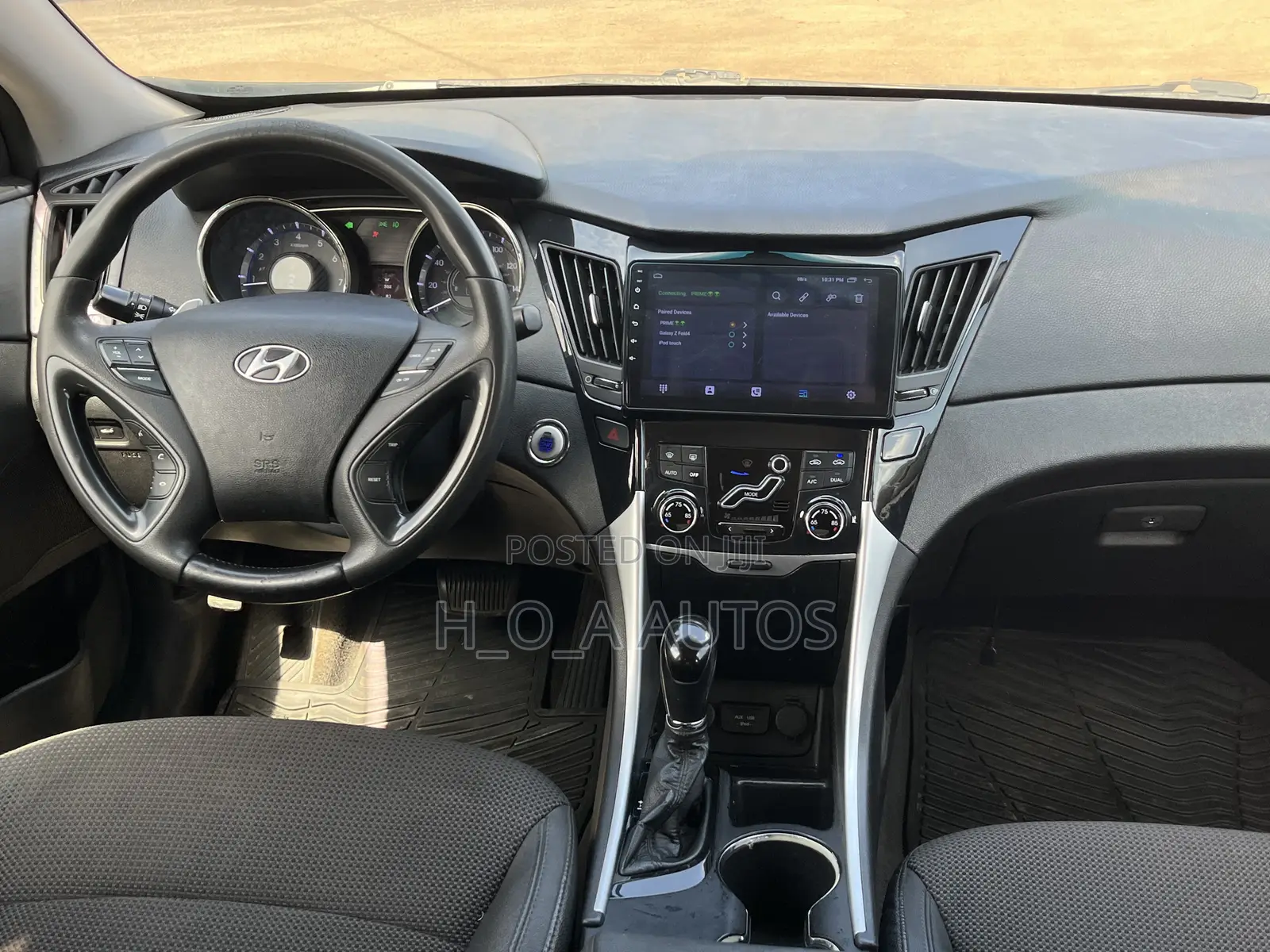 Hyundai Sonata SE 2.0T Sedan FWD (2.0L 4cyl 6A) 2011 Black