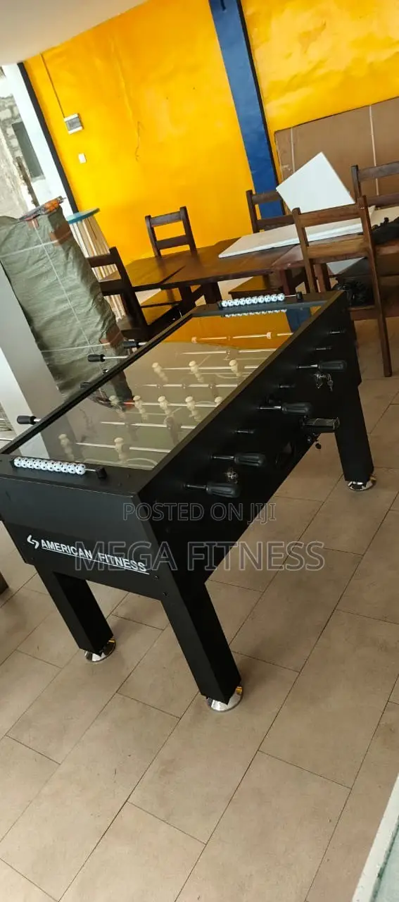 Coin Soccer Table With Glass Top