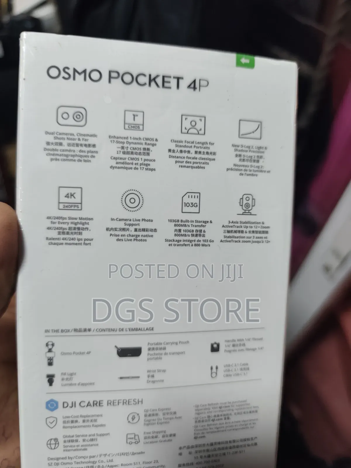 DJI Osmo Pocket 4P Standard Combo Bundle Gimbal