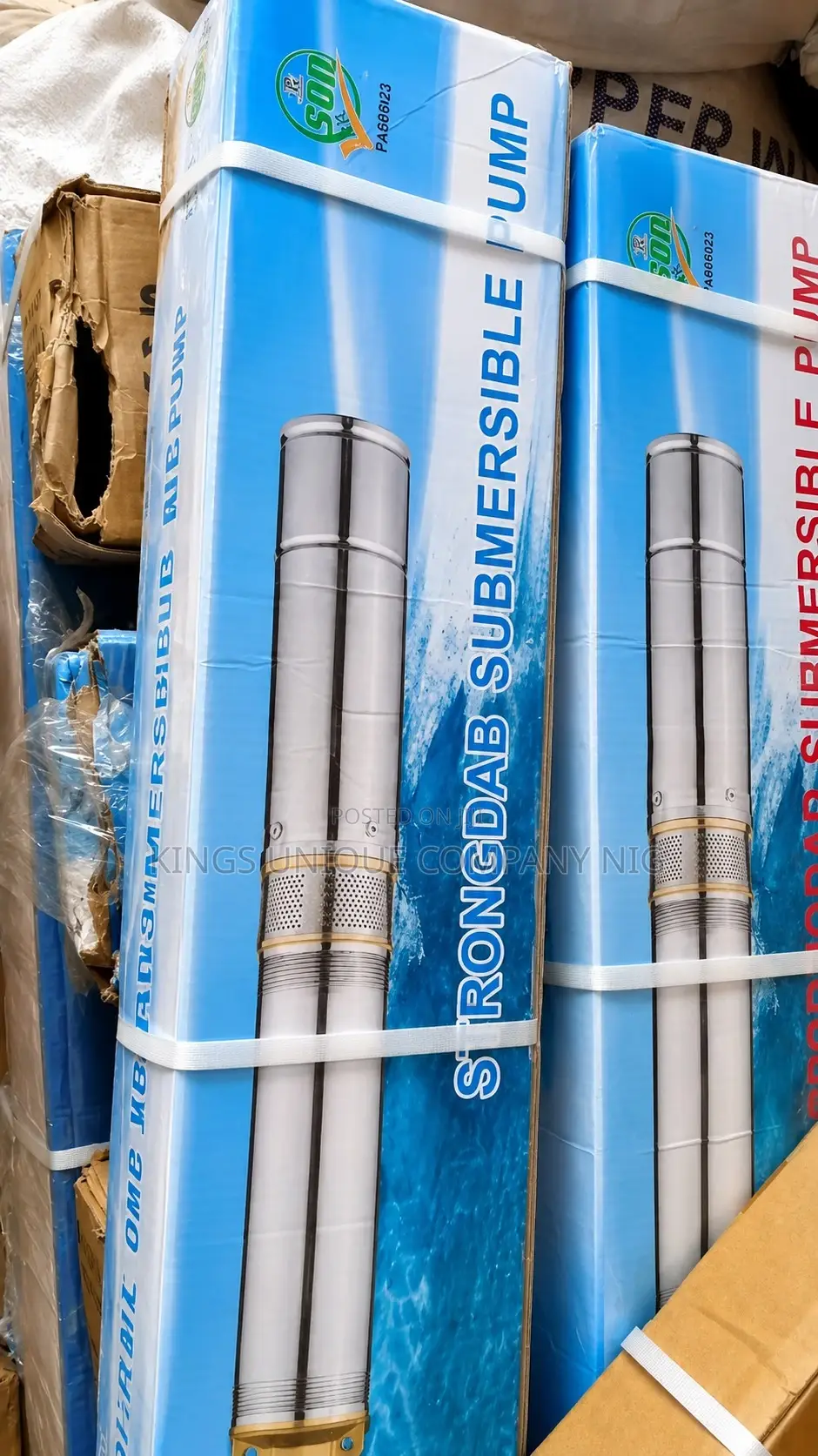 Strongdab Submersible Borehole Pump — Built for Reliable Water Supply!