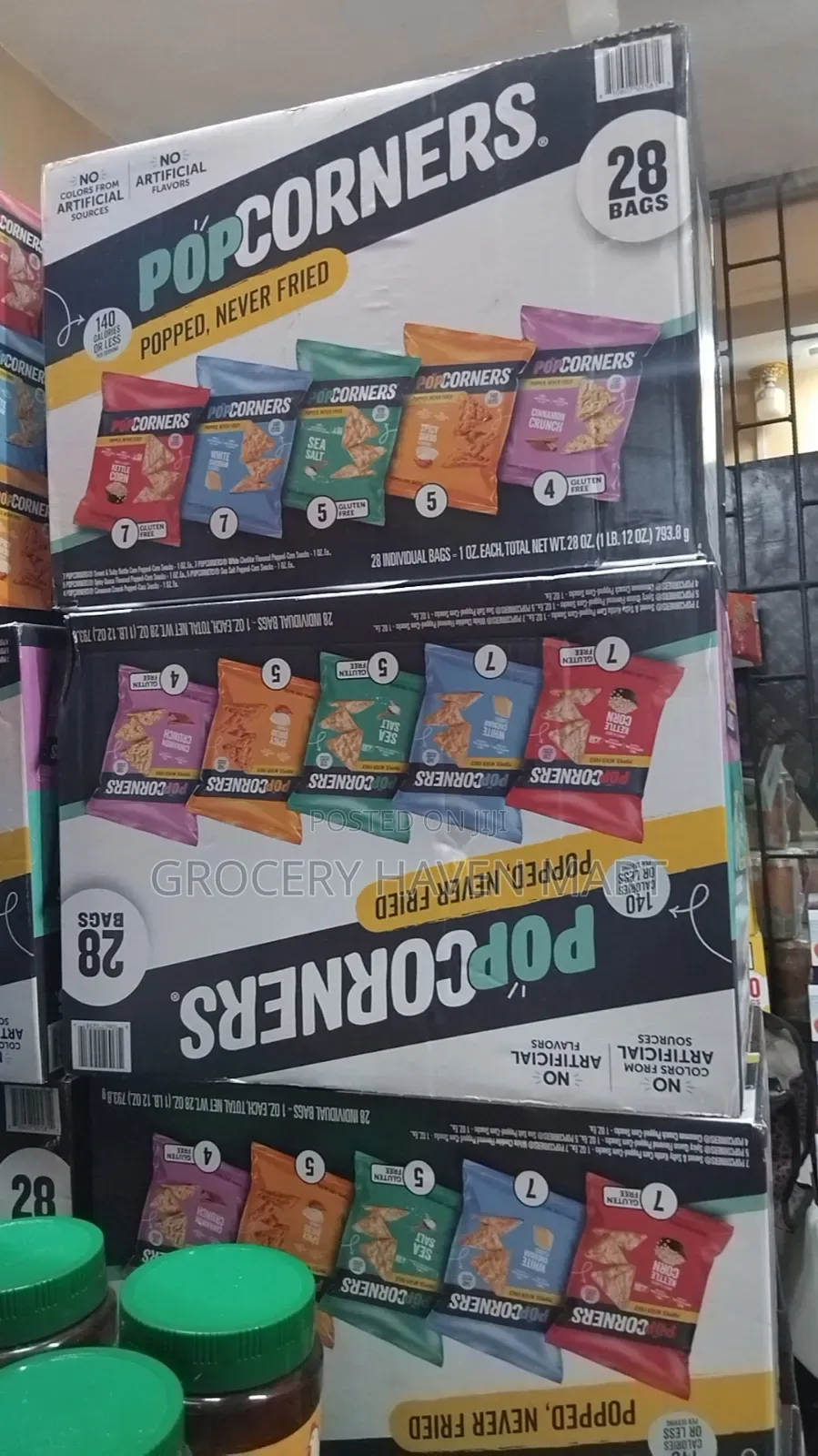 Popcorners Popped- Corn Snack Variety Pack 28 Count