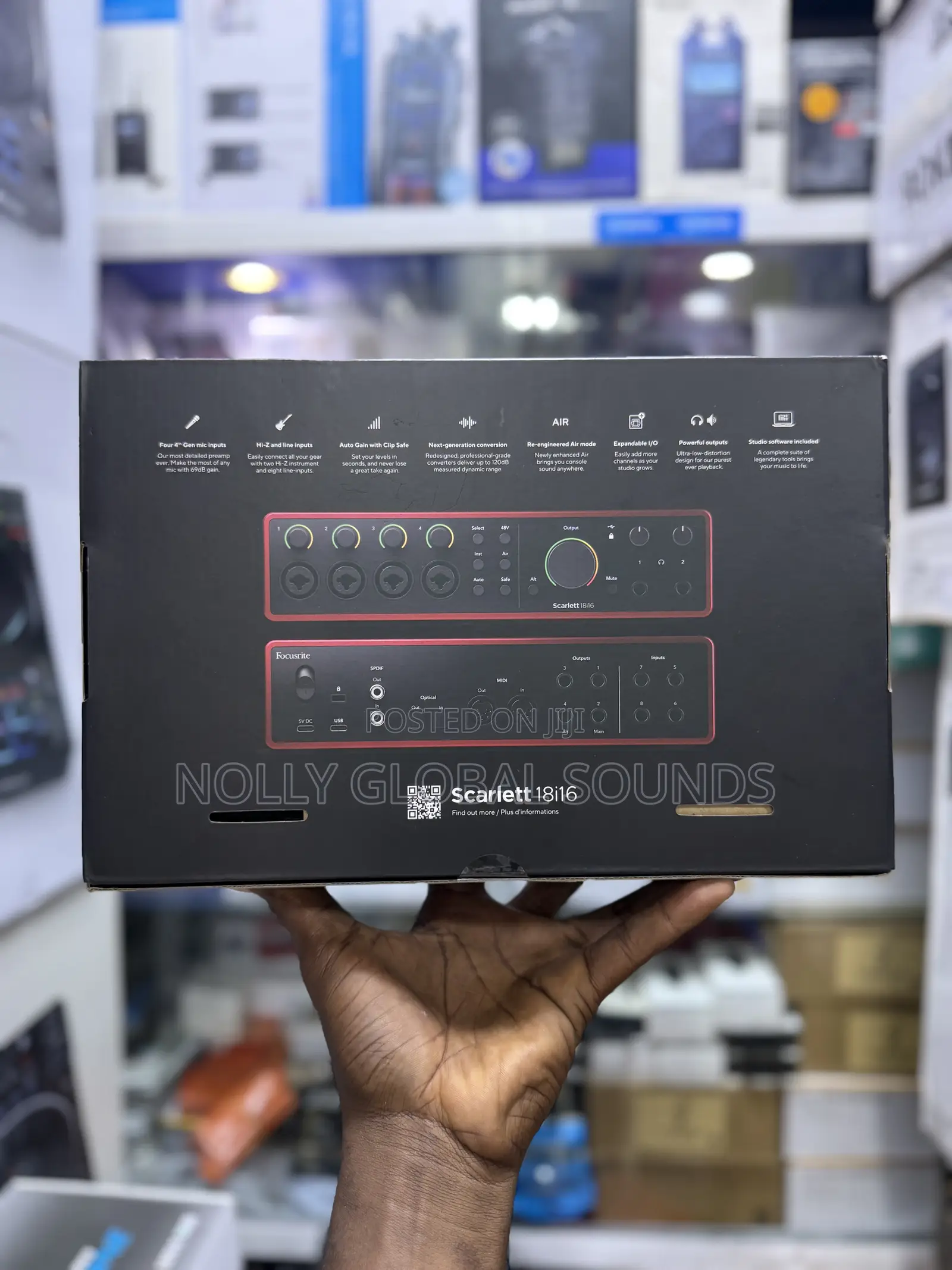 Focusrite Scarlett 18i16 4th Gen USB-C Audio Interface 18-in 16-Out