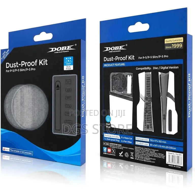 Dobe Dust Proof Kit for PS5 Fat,slim,pro