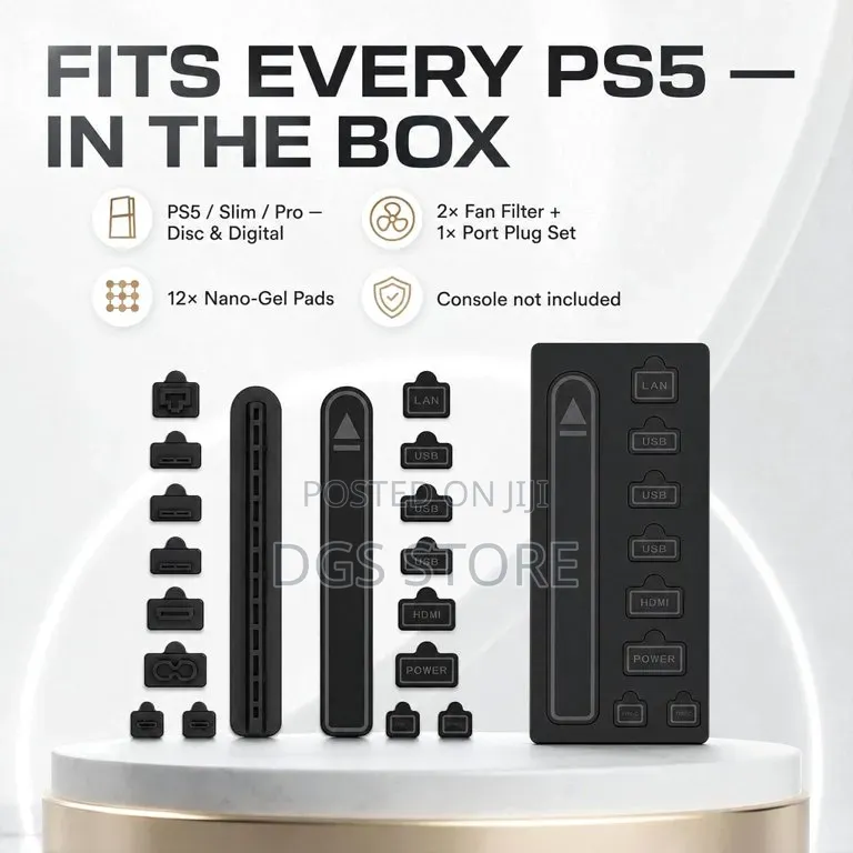 Dobe Dust Proof Kit for PS5 Fat,slim,pro