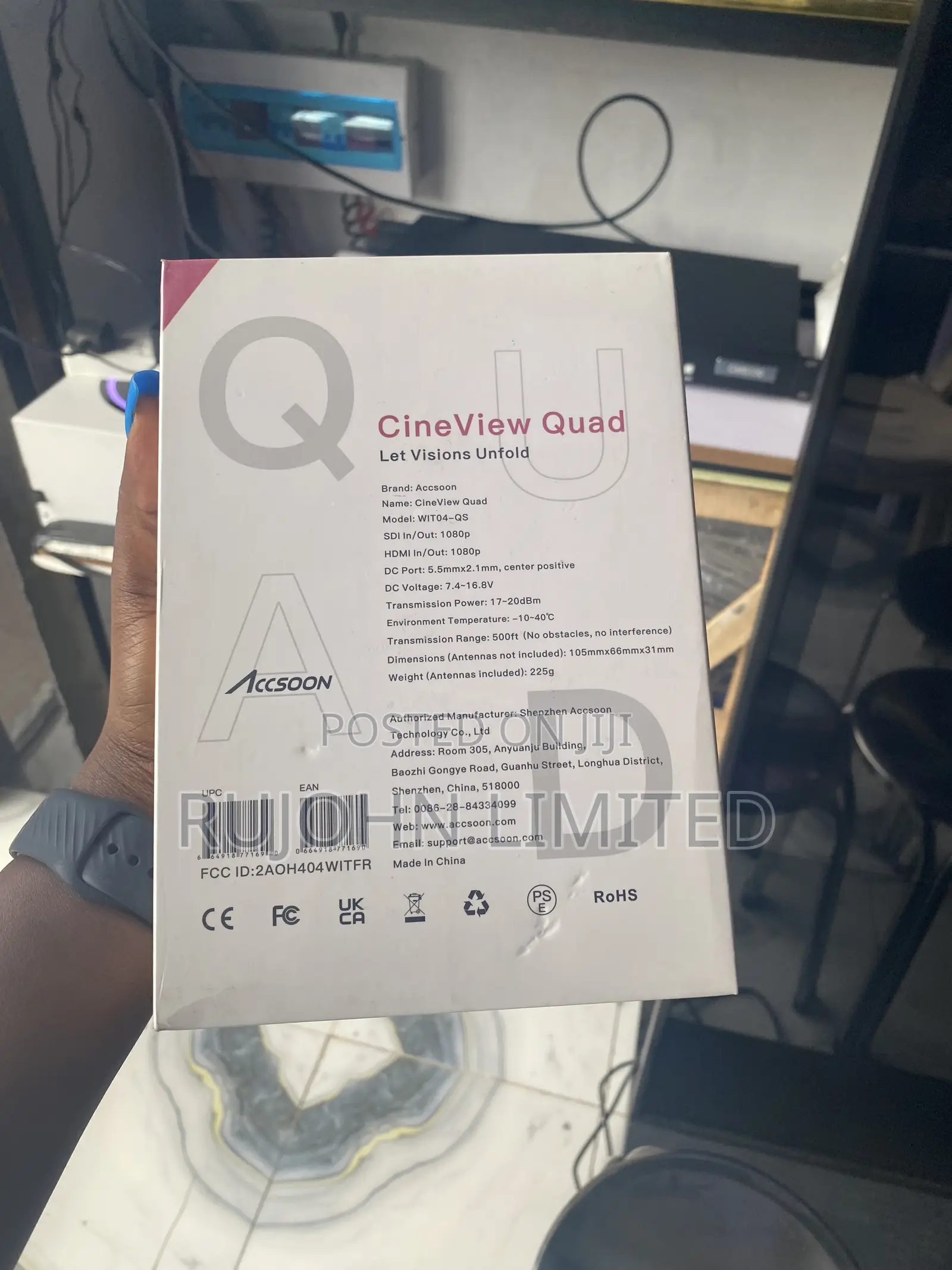 Accsoon CineView Quad Wireless Video Transmission System.