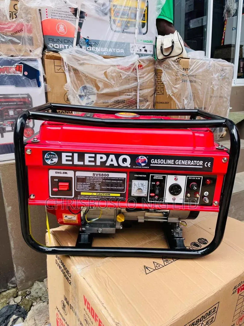 Brand New Elepaq Sv 6800 Generator