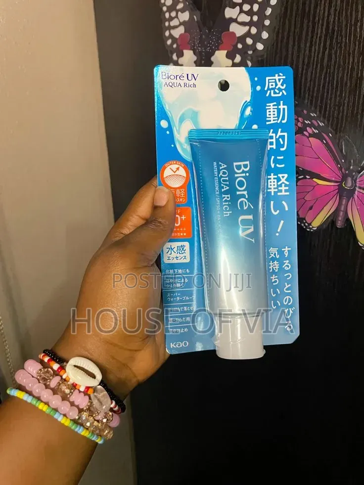 Biore UV(aqua Rich) Sunscreen.