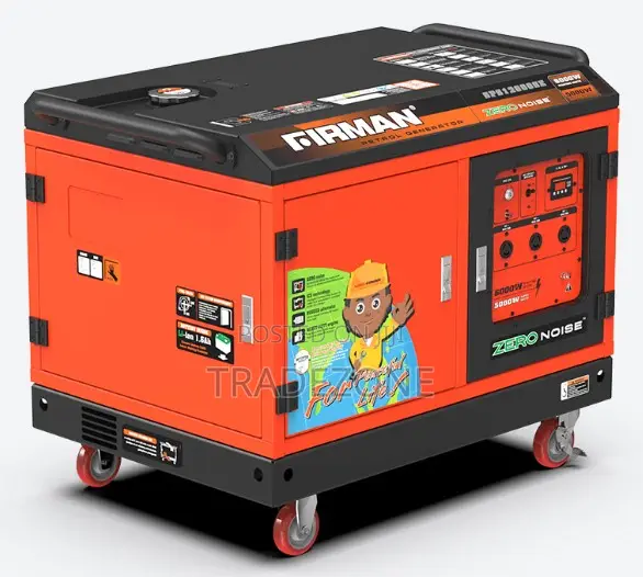 Firman 5.0kva Key Start Sound Proof Petrol Generator - SPS12000SE