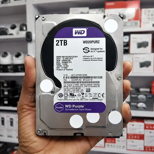 Western Digital 2TB Hard Drive for CCTV Surveillance