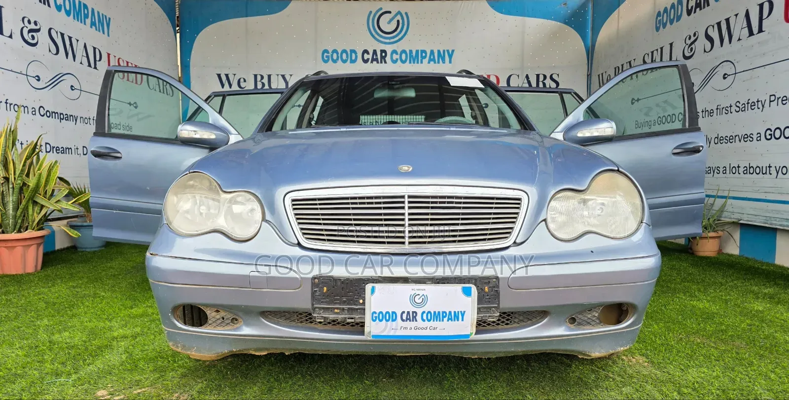 Mercedes-Benz C180 2002 Blue