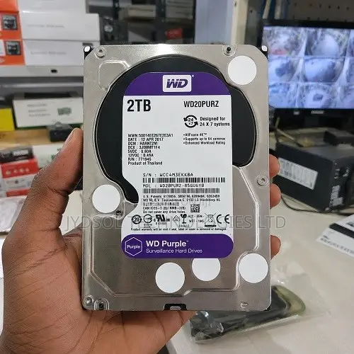 Western Digital 2TB Hard Drive for CCTV Surveillance