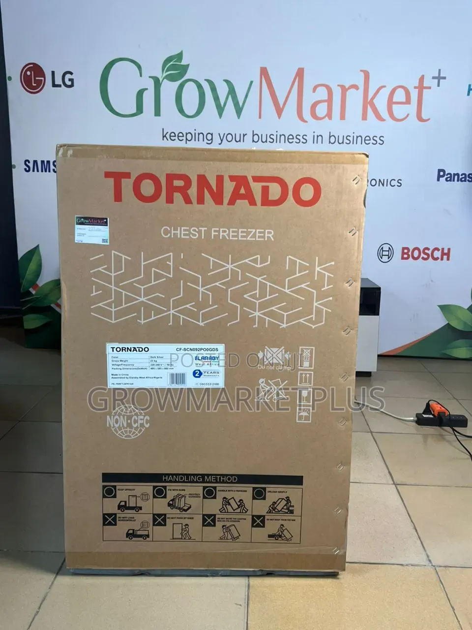 Tornado 92l Chest Freezer-Dark Silver-600 Cf-Scn092pogds