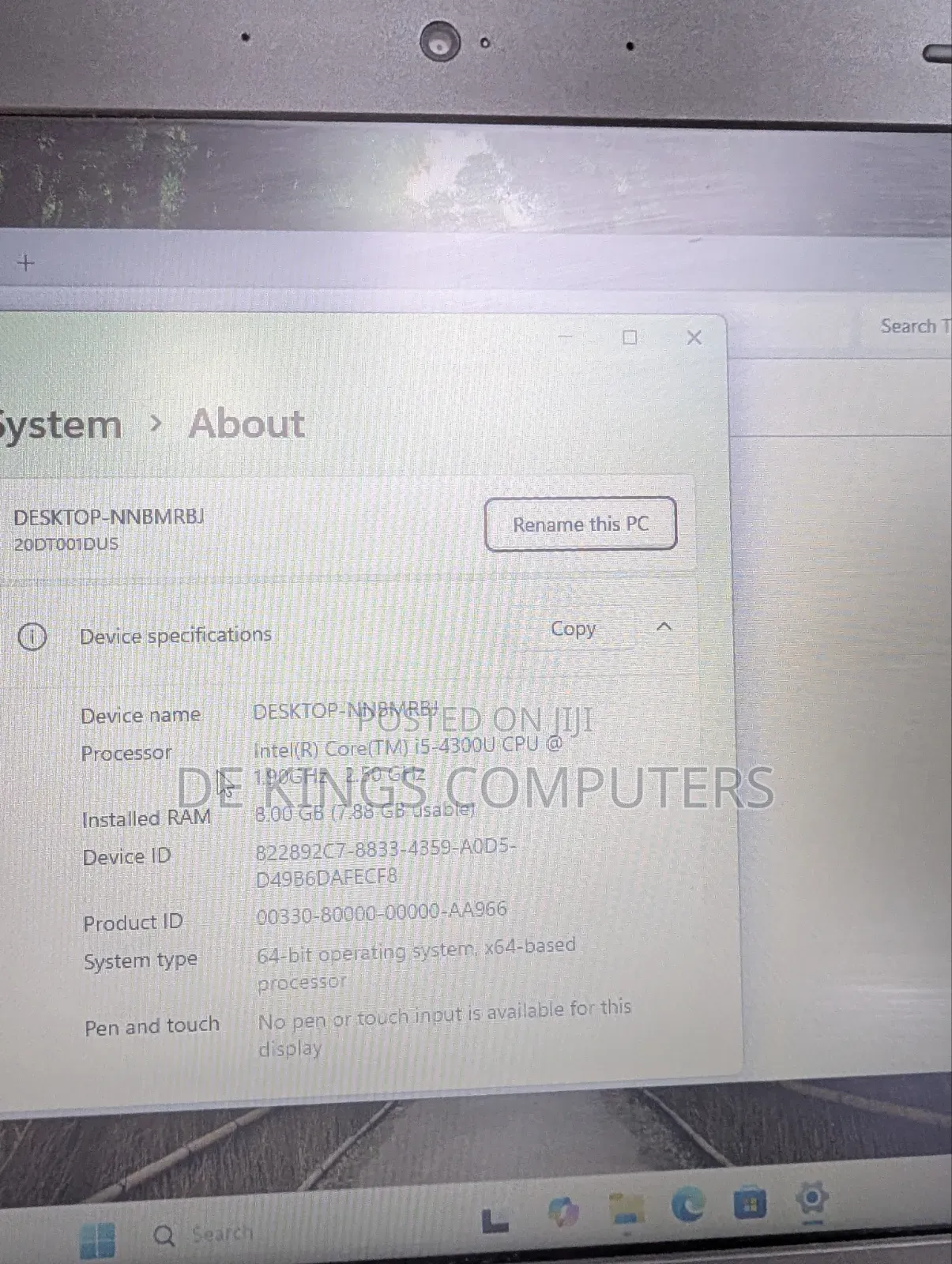 Laptop Lenovo ThinkPad L450 8GB Intel Core i5 SSD 128GB
