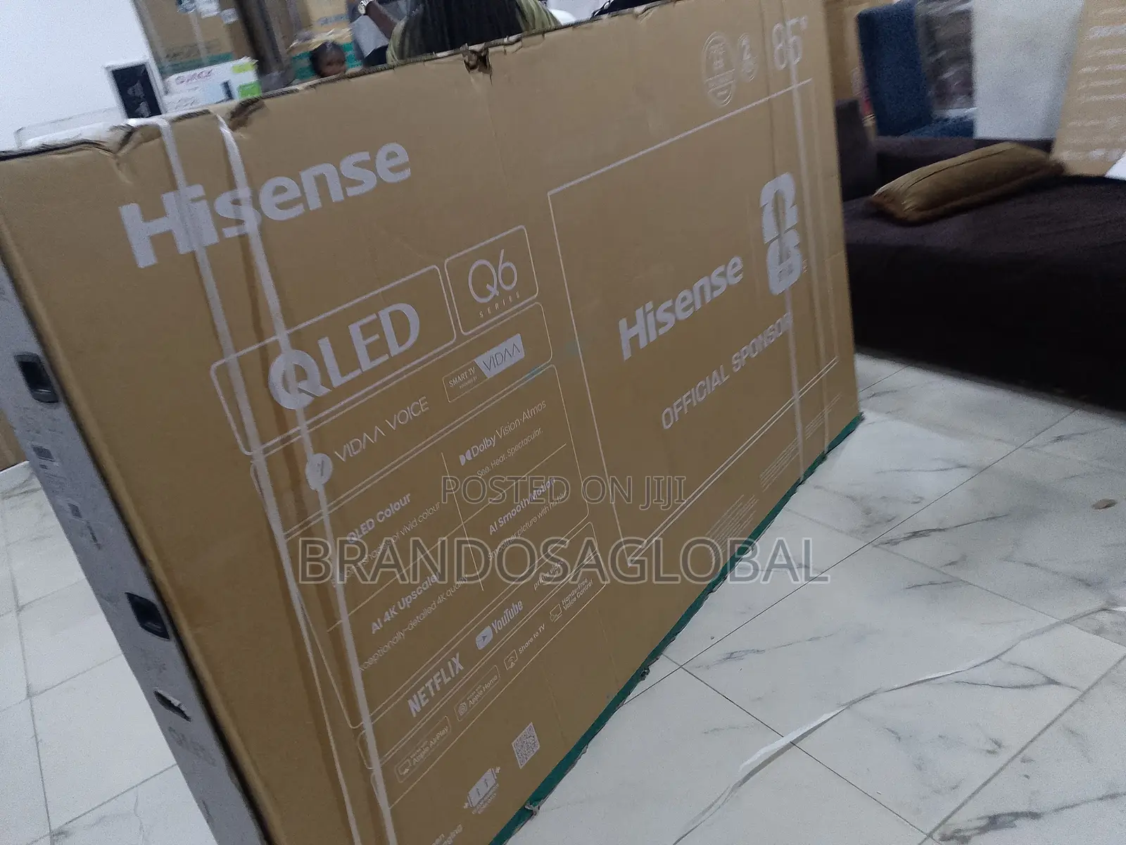 Hisense 85 Inch Q6Q Series QLED Smart TV 85Q6Q