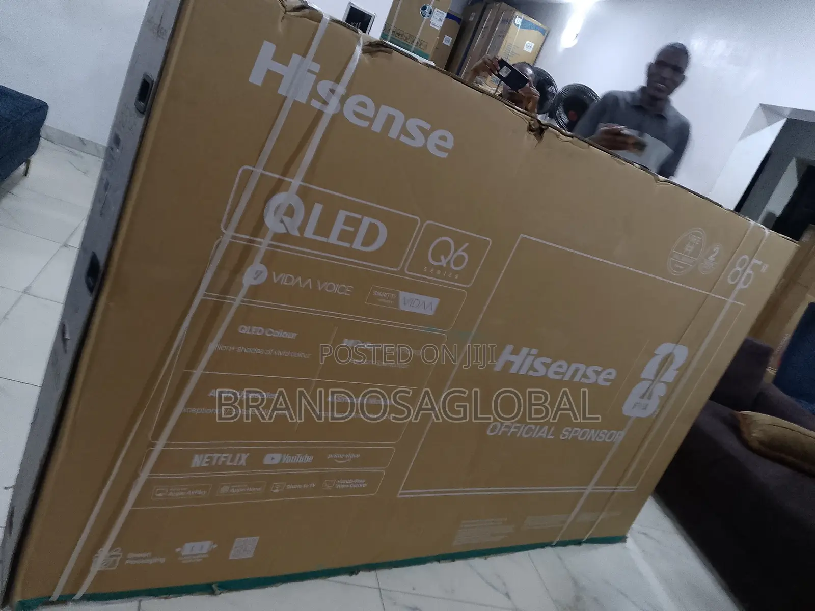 Hisense 85 Inch Q6Q Series QLED Smart TV 85Q6Q