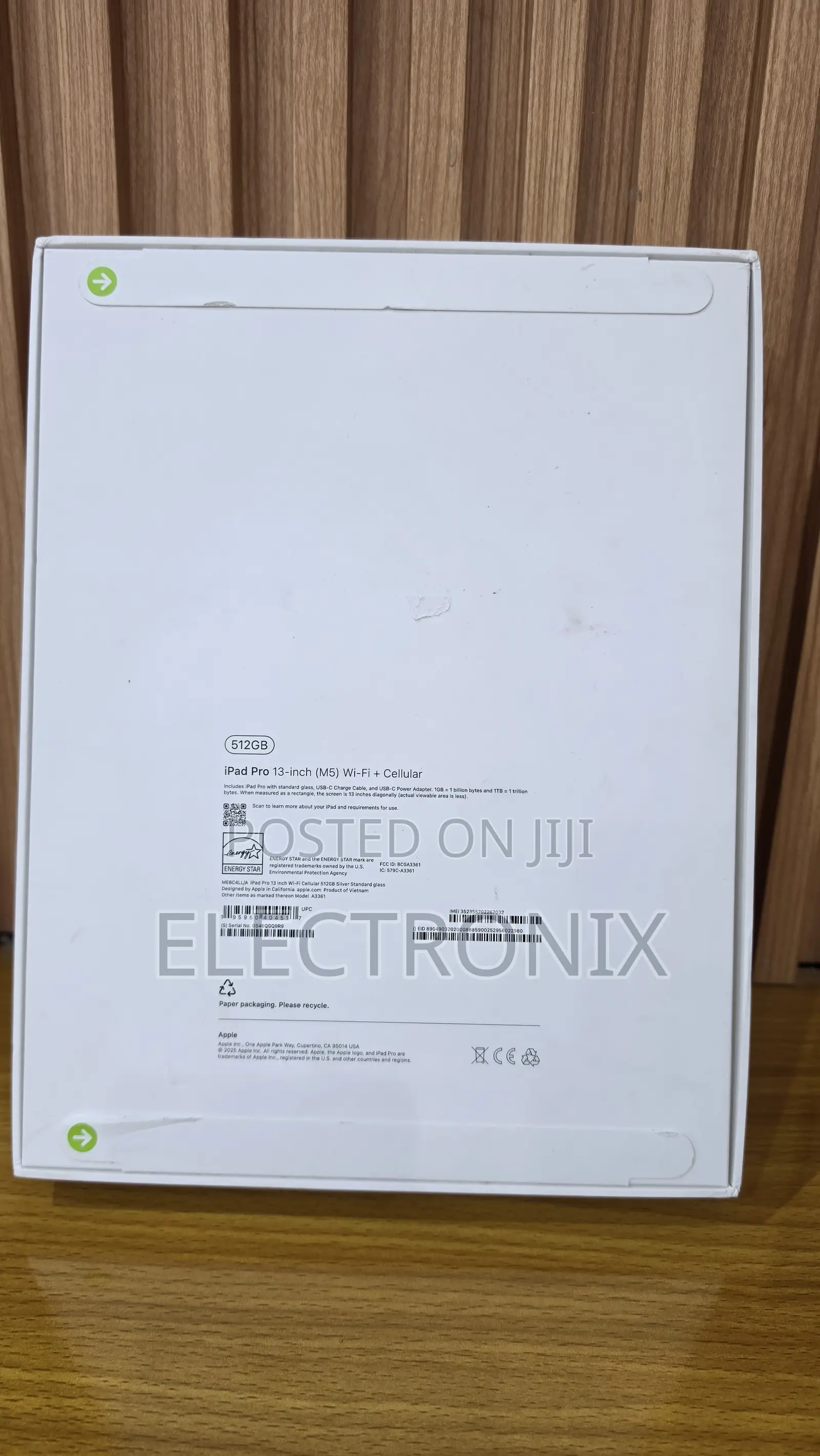 New Apple iPad Pro 512 GB Silver