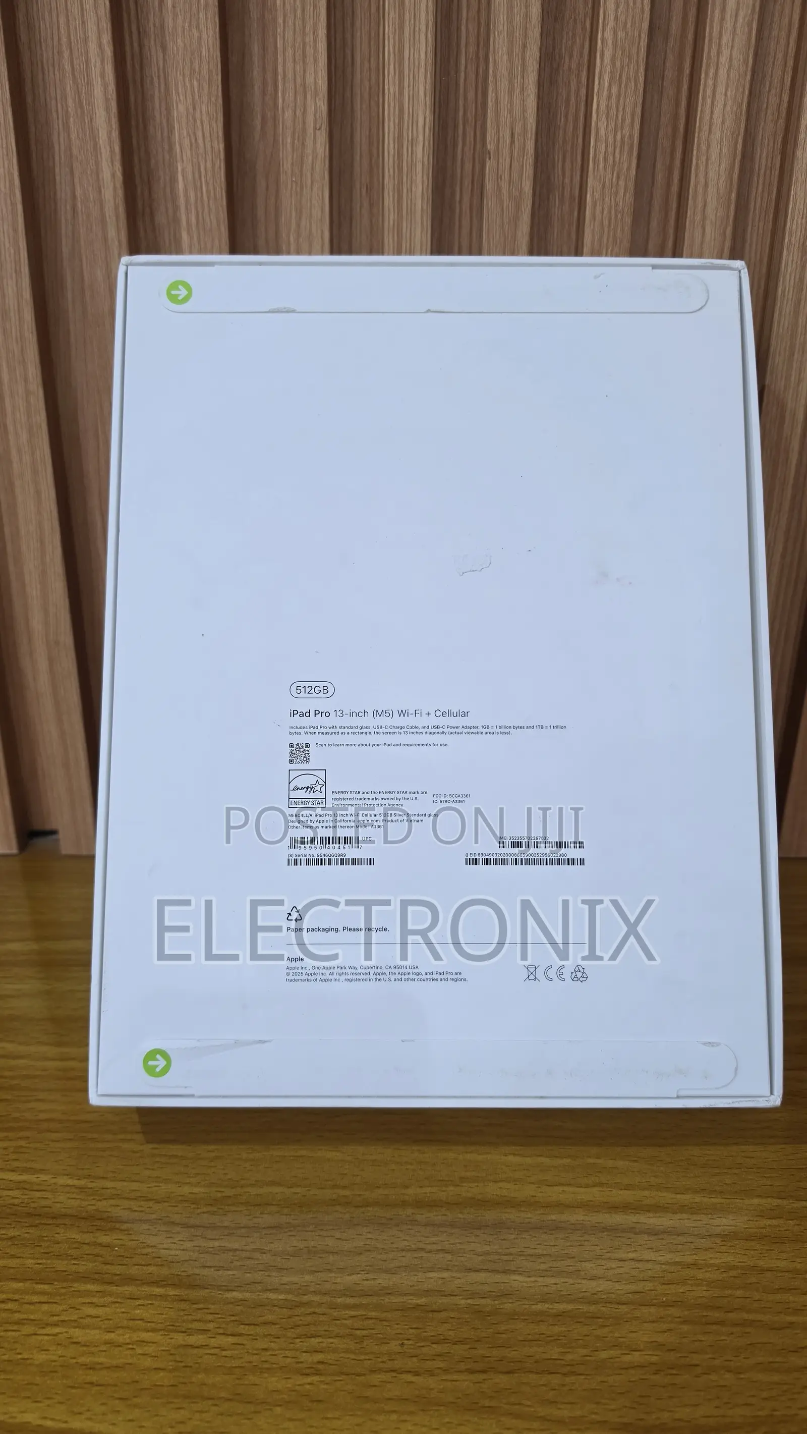 New Apple iPad Pro 512 GB Silver
