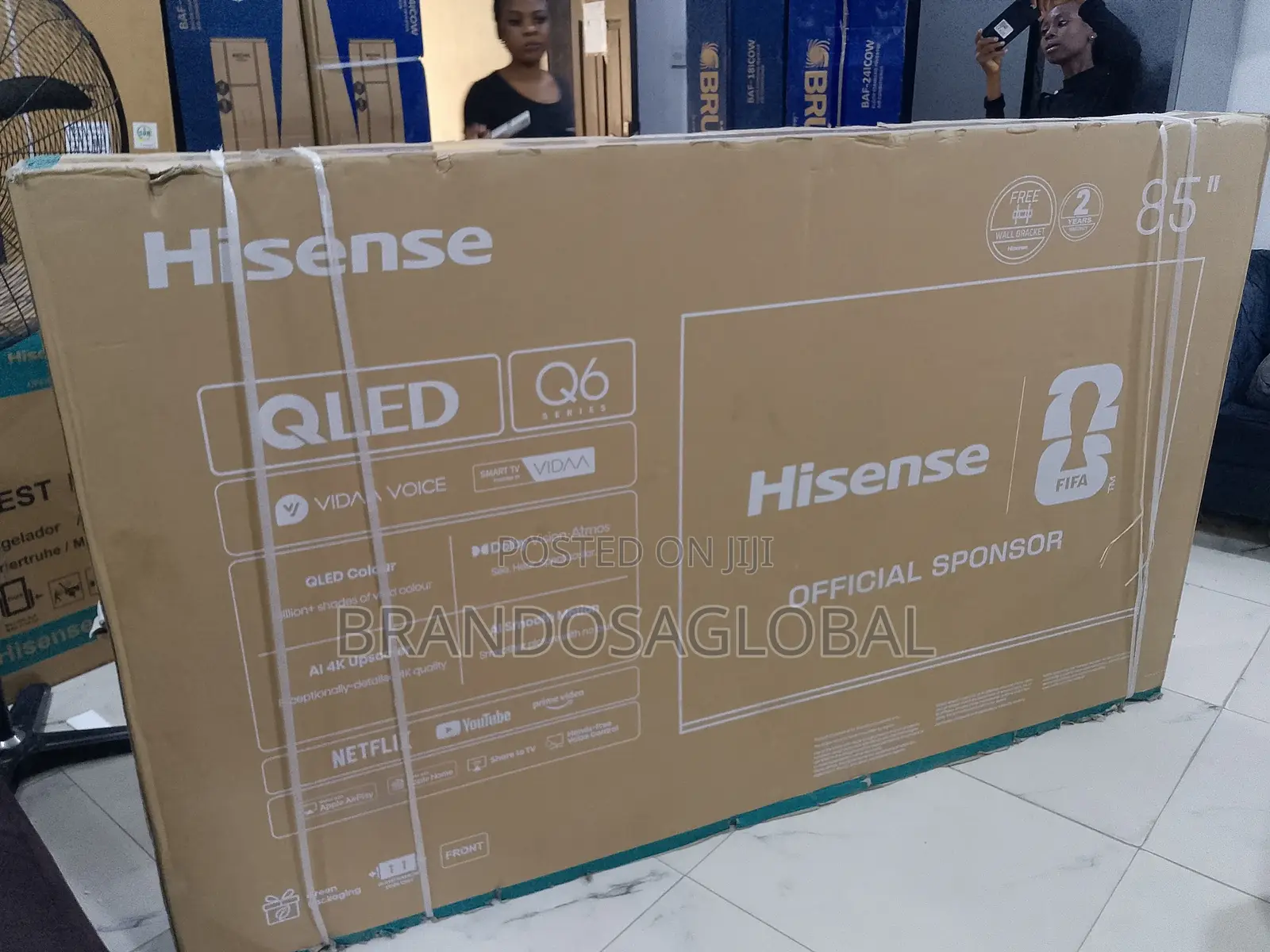 Hisense 85Q6Q Massive 85 Inch 4K QLED Screen TV