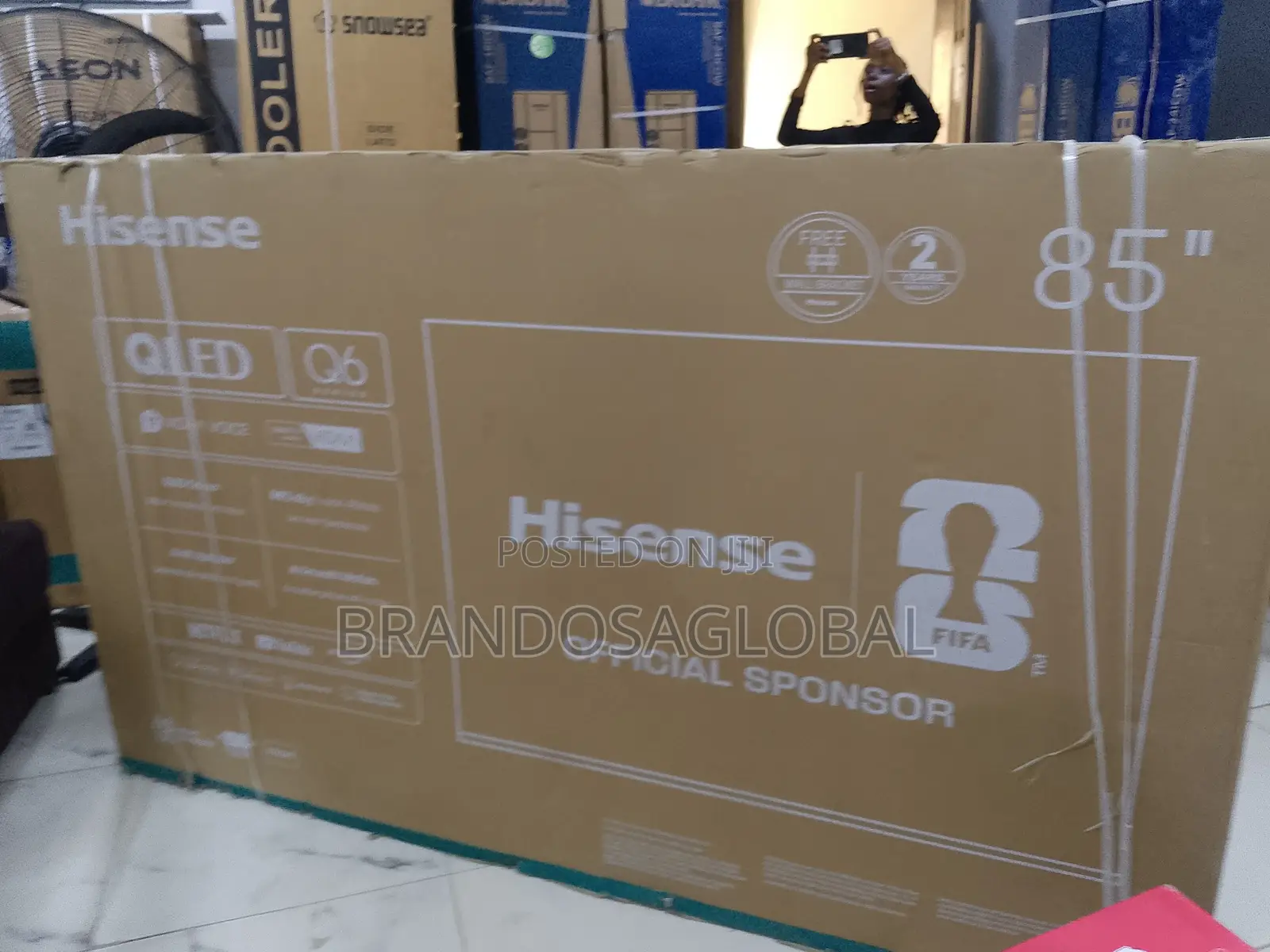 Hisense 85 Inch QLED Smart 4K TV for Premium Viewing 85Q6Q