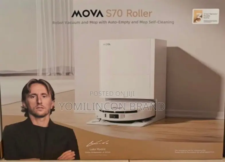 MOVA S70 ROLLER Robot Vaccum and Mop WHITE