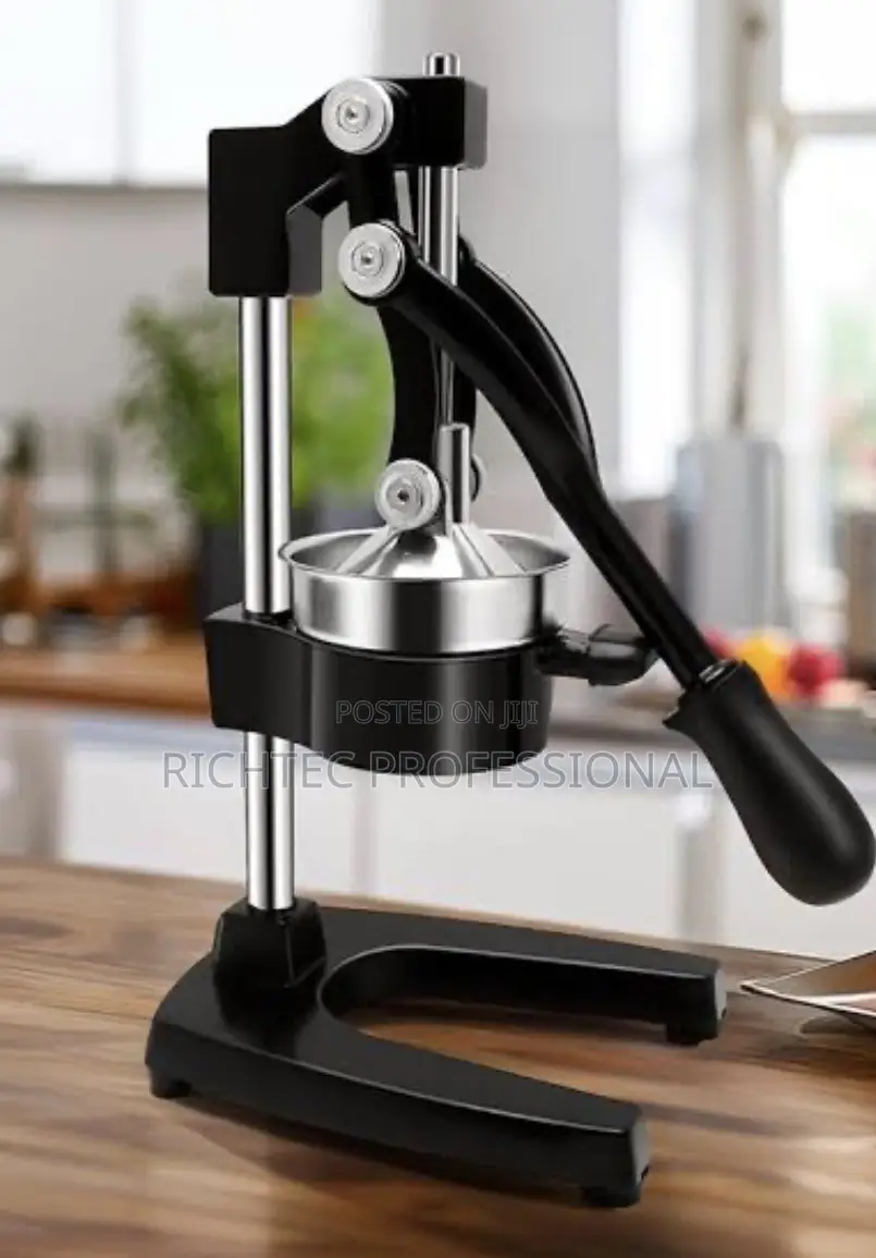 Quality Heavy-Duty Manual Citrus Juicer–Cast Iron Hand Press Squeezer