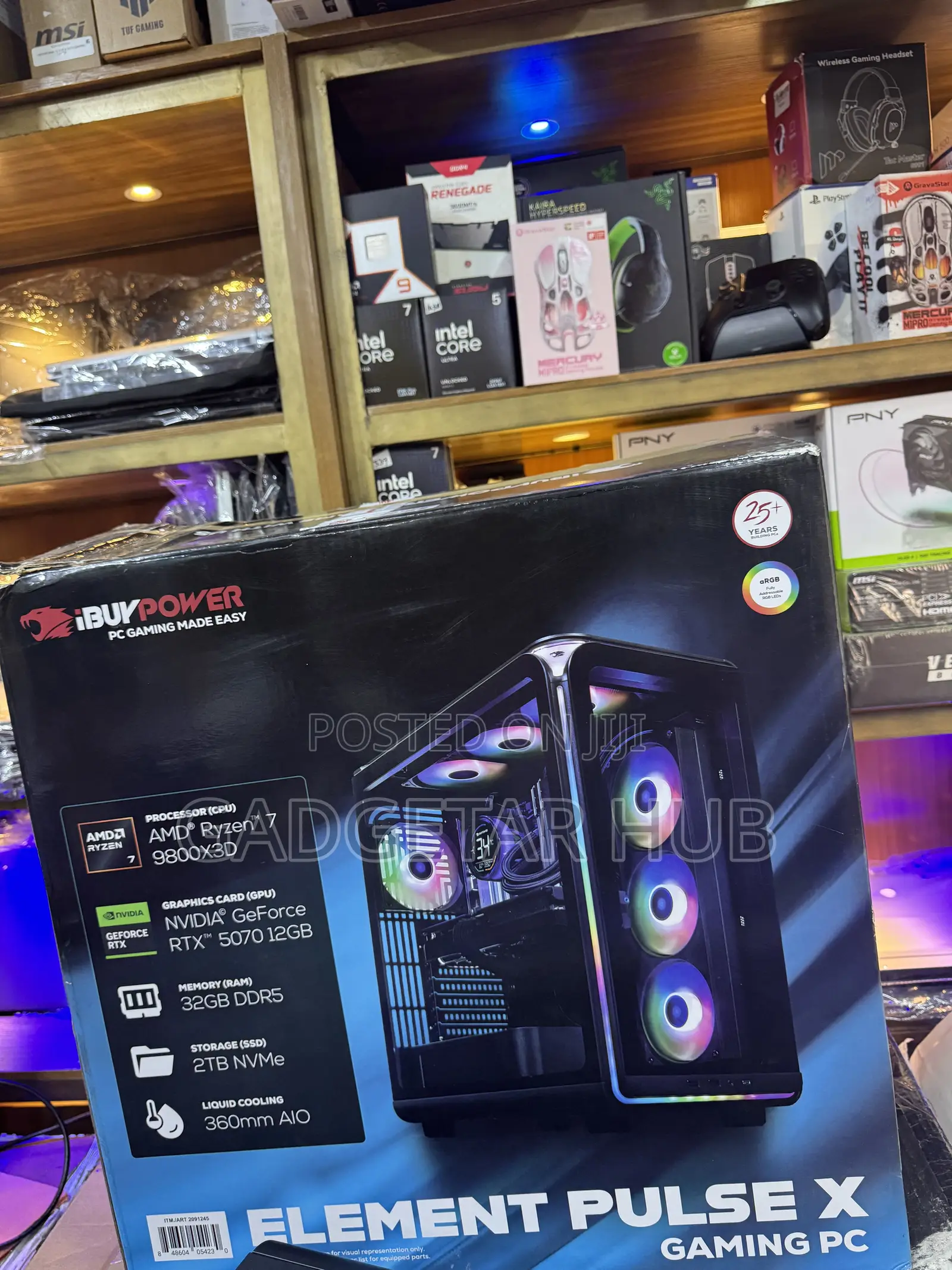 New Desktop Computer iBUYPOWER 32GB AMD Ryzen 7 SSD 2T