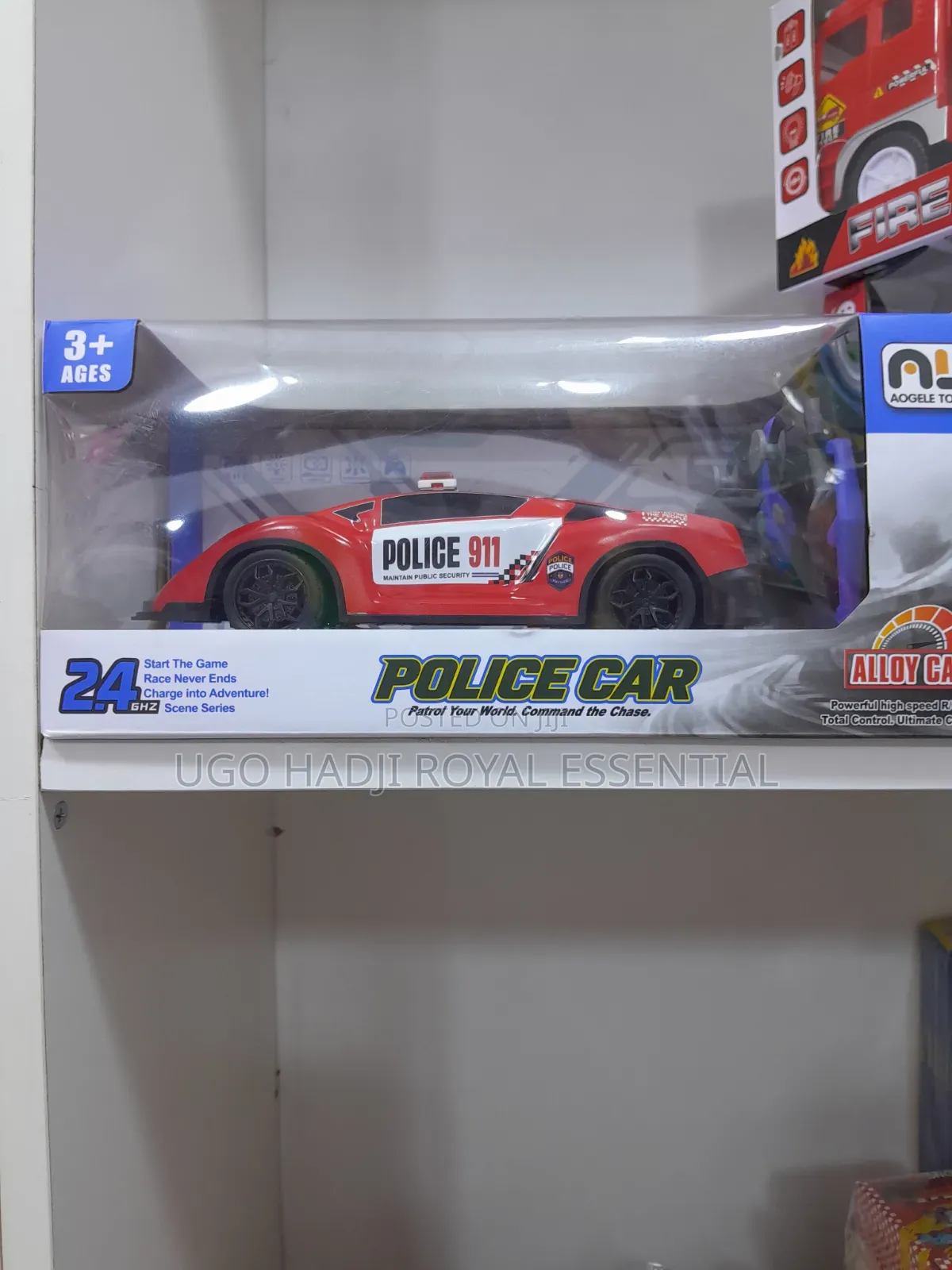 Remote Control Police Patrol Sport Toy Car - Alloy Series