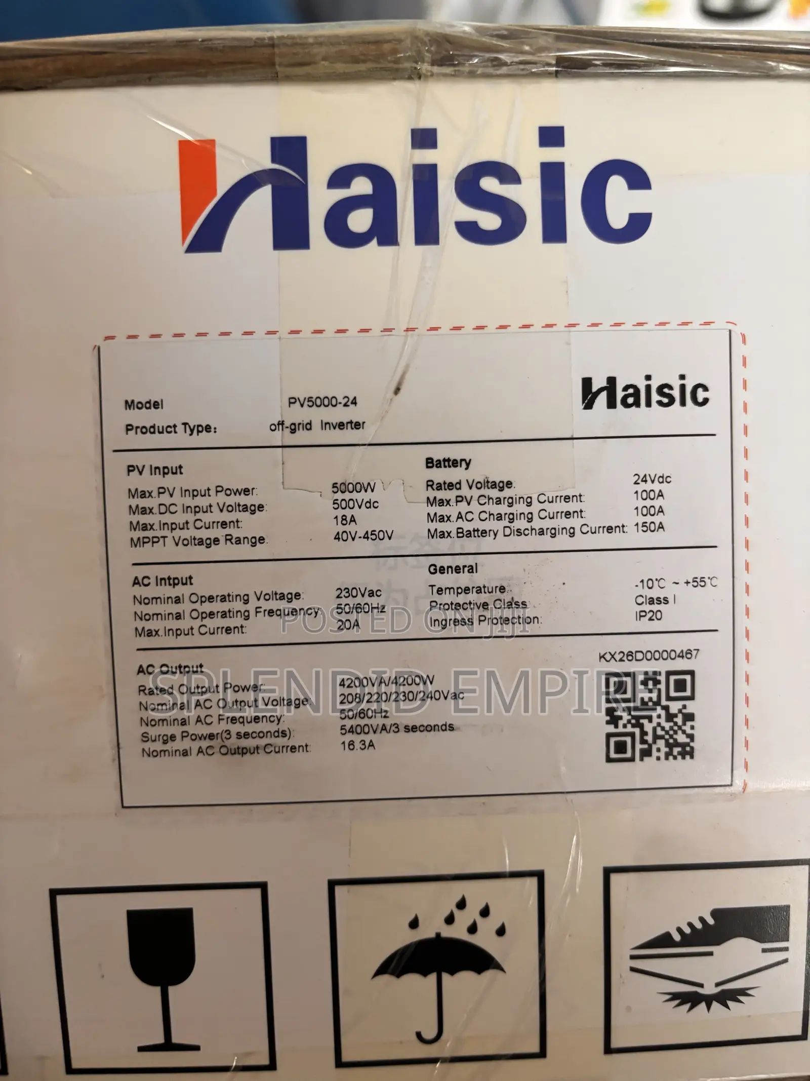 4.2kva Haisic Hybrid Inverter