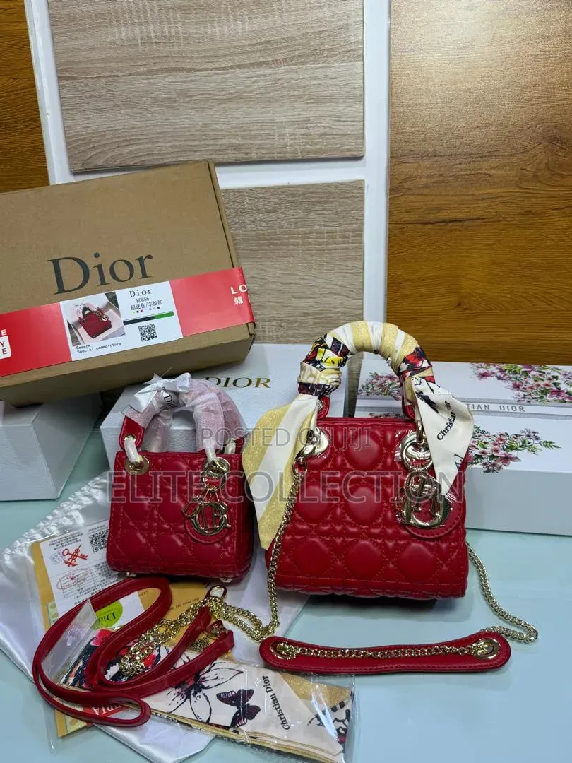 Luxury Lady Dior Bag 
Comes in a Branded Double Box Bag 
Midi And
Mini