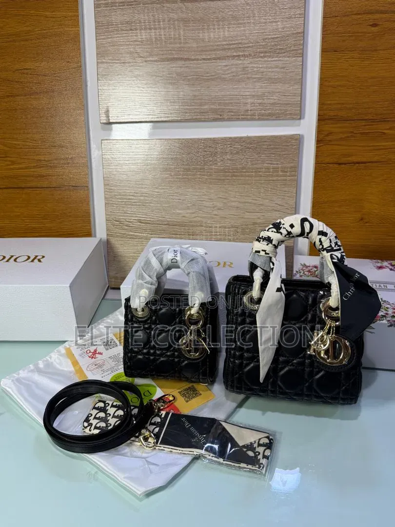 Luxury Lady Dior Bag 
Comes in a Branded Double Box Bag 
Midi And
Mini