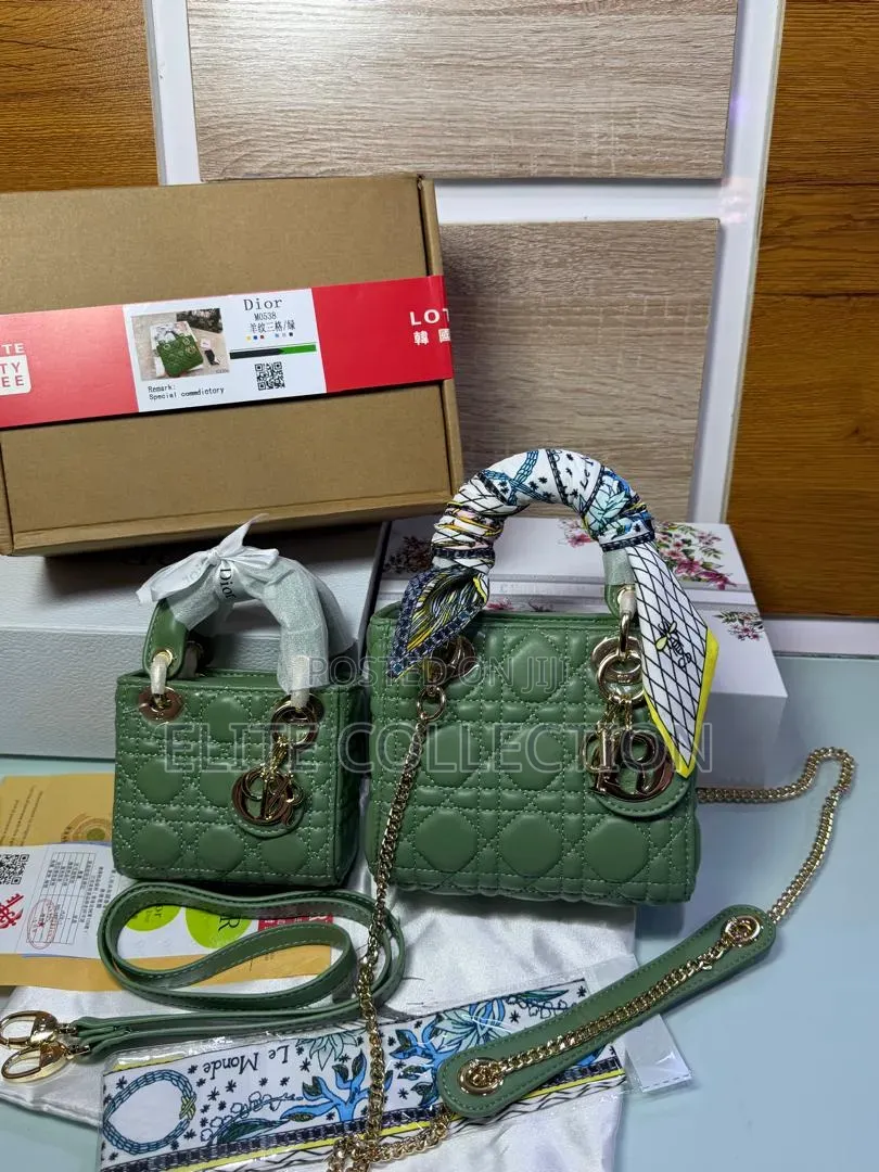 Luxury Lady Dior Bag 
Comes in a Branded Double Box Bag 
Midi And
Mini