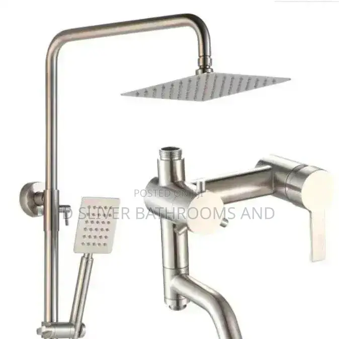 Rain Shower Set With Hand Shower Mixer Tap