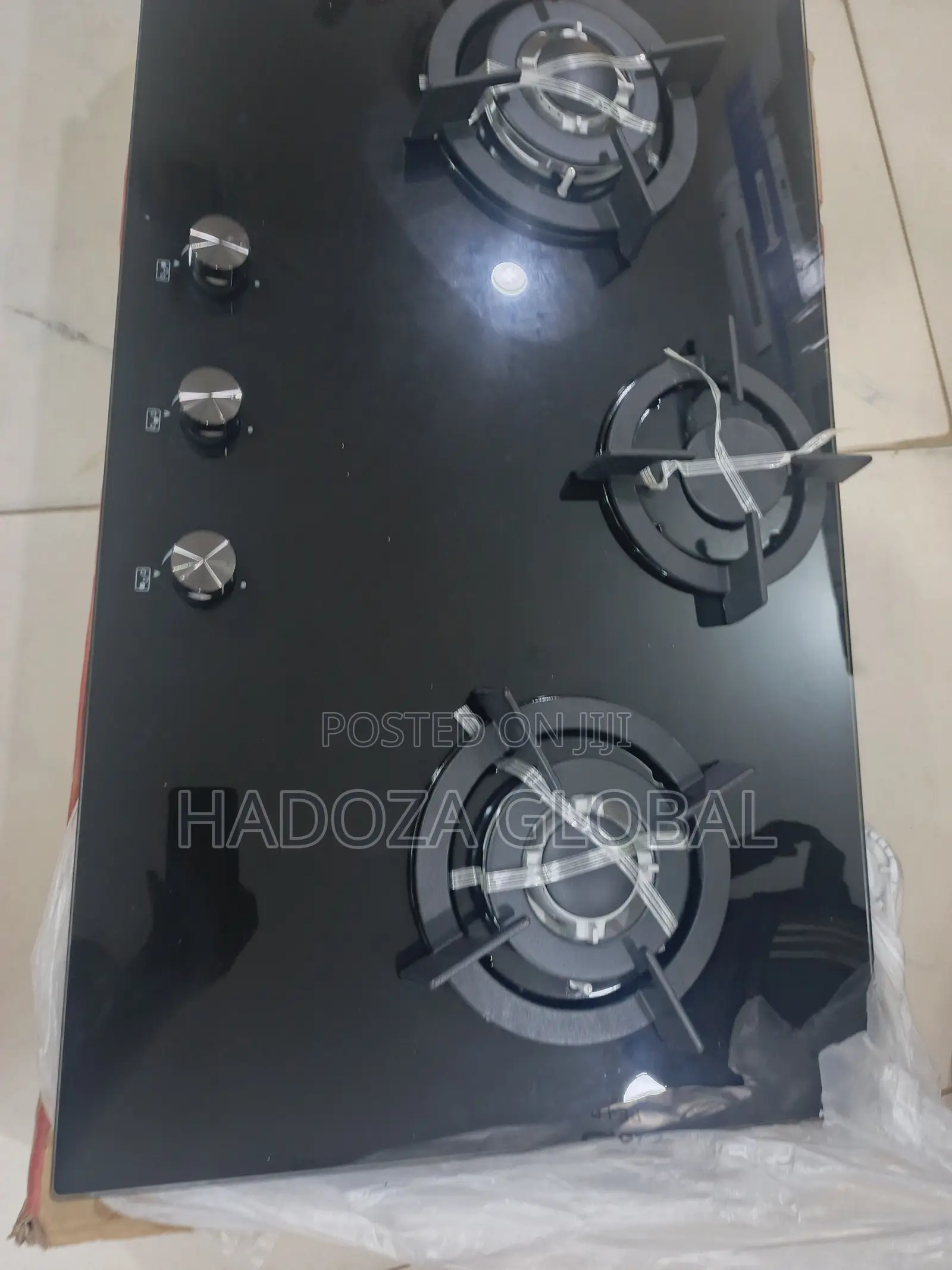 Polystar 3-Burner Gas Cooker – Modern Hob